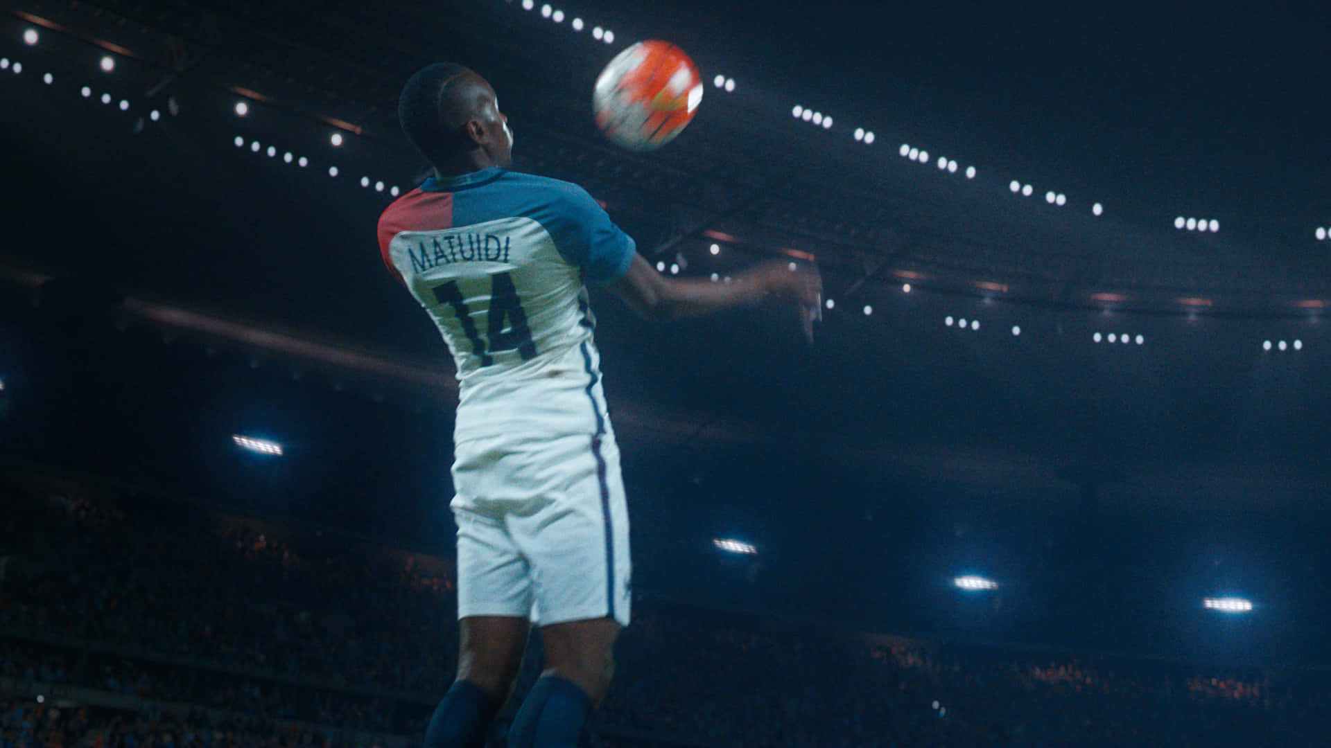 Blaise Matuidi In Action, Sporting His Iconic Jersey Number 14 Background