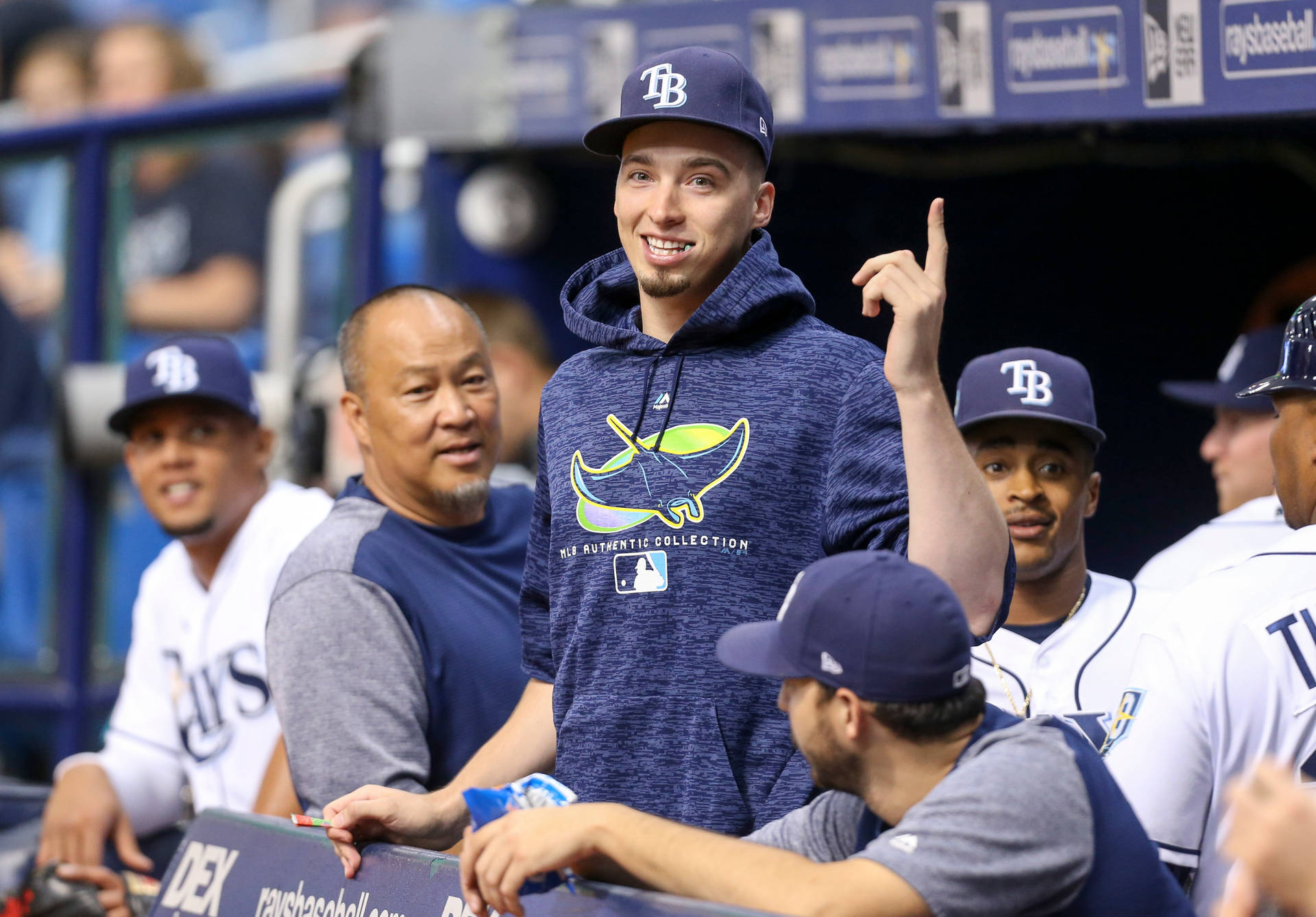 Blake Snell Standing Out Background