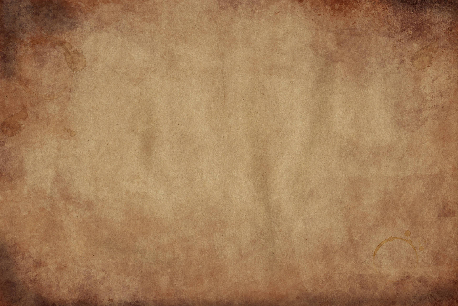 Blank Brown Parchment Paper Background