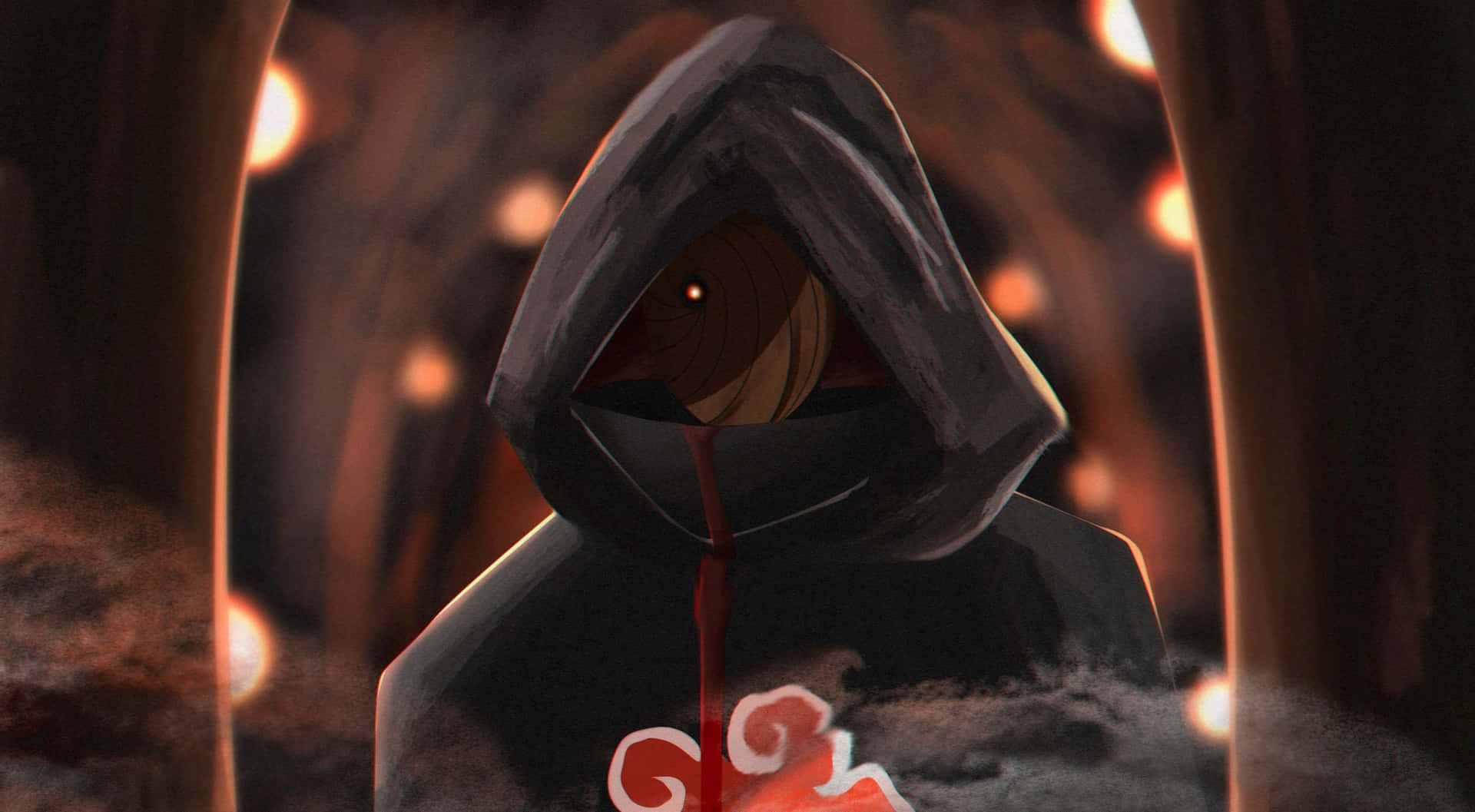 Blank Tobi Mask Waiting For A Custom Color Design.