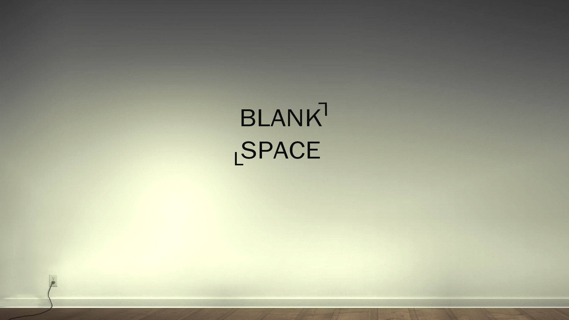 Blank White Blank Space Wall