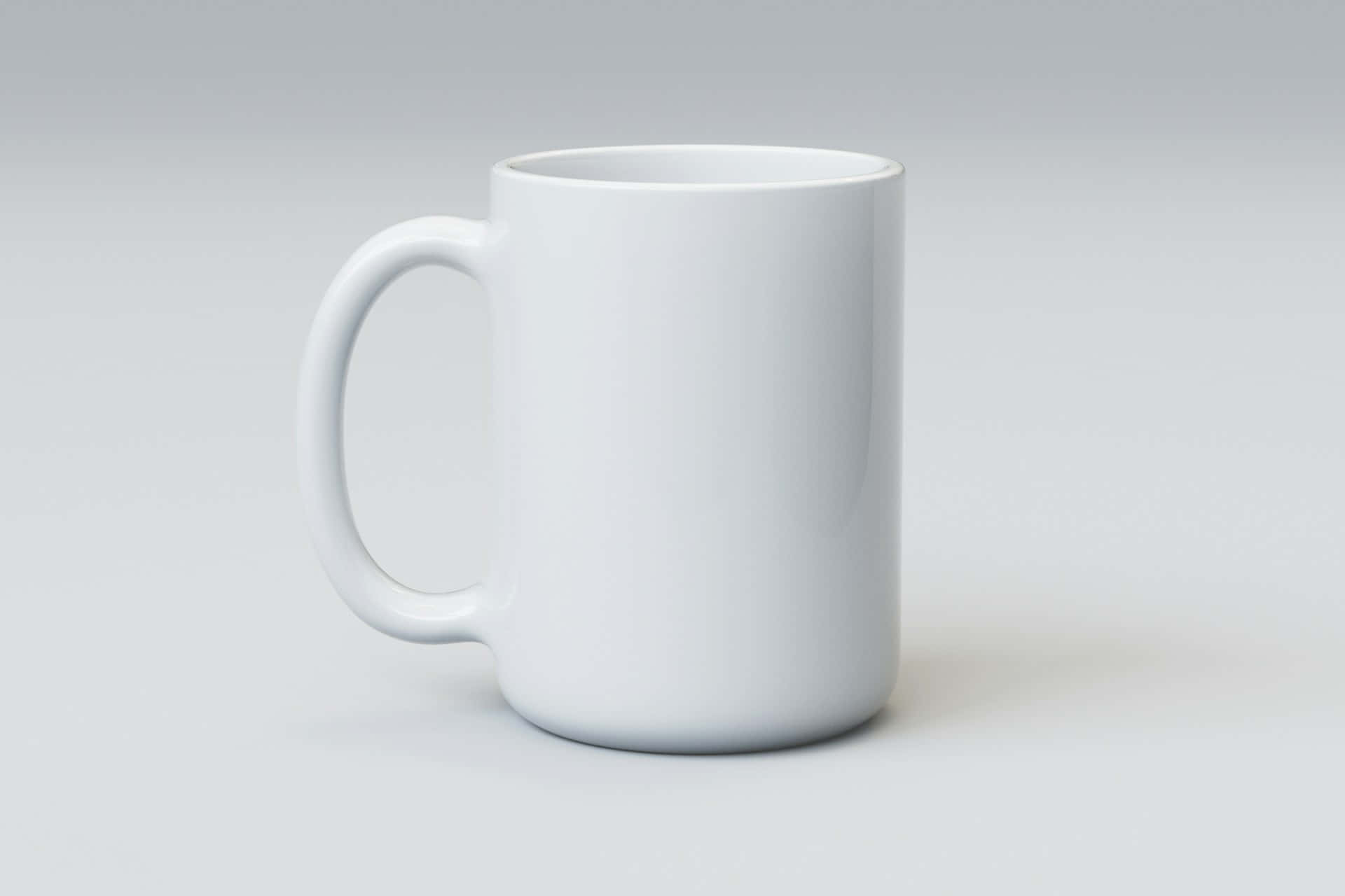 Blank White Coffee Mug Mockup Background