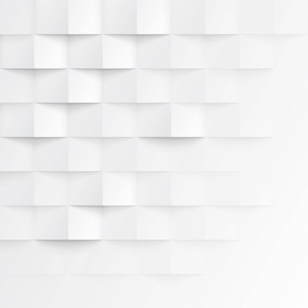 Blank White Square Patterns Background