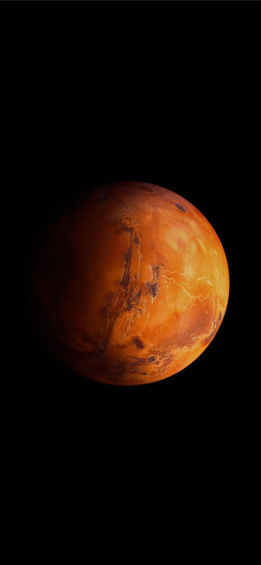 Blast Off To The Universe With A Mars Iphone Background