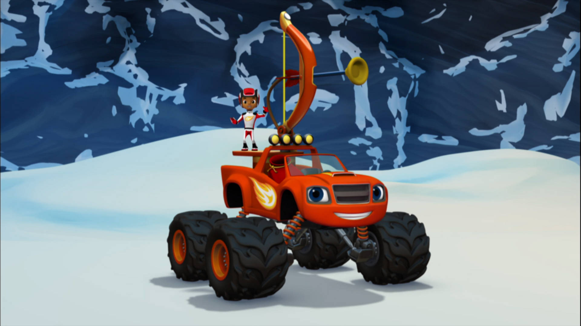 Blaze And The Monster Machines Bow Background