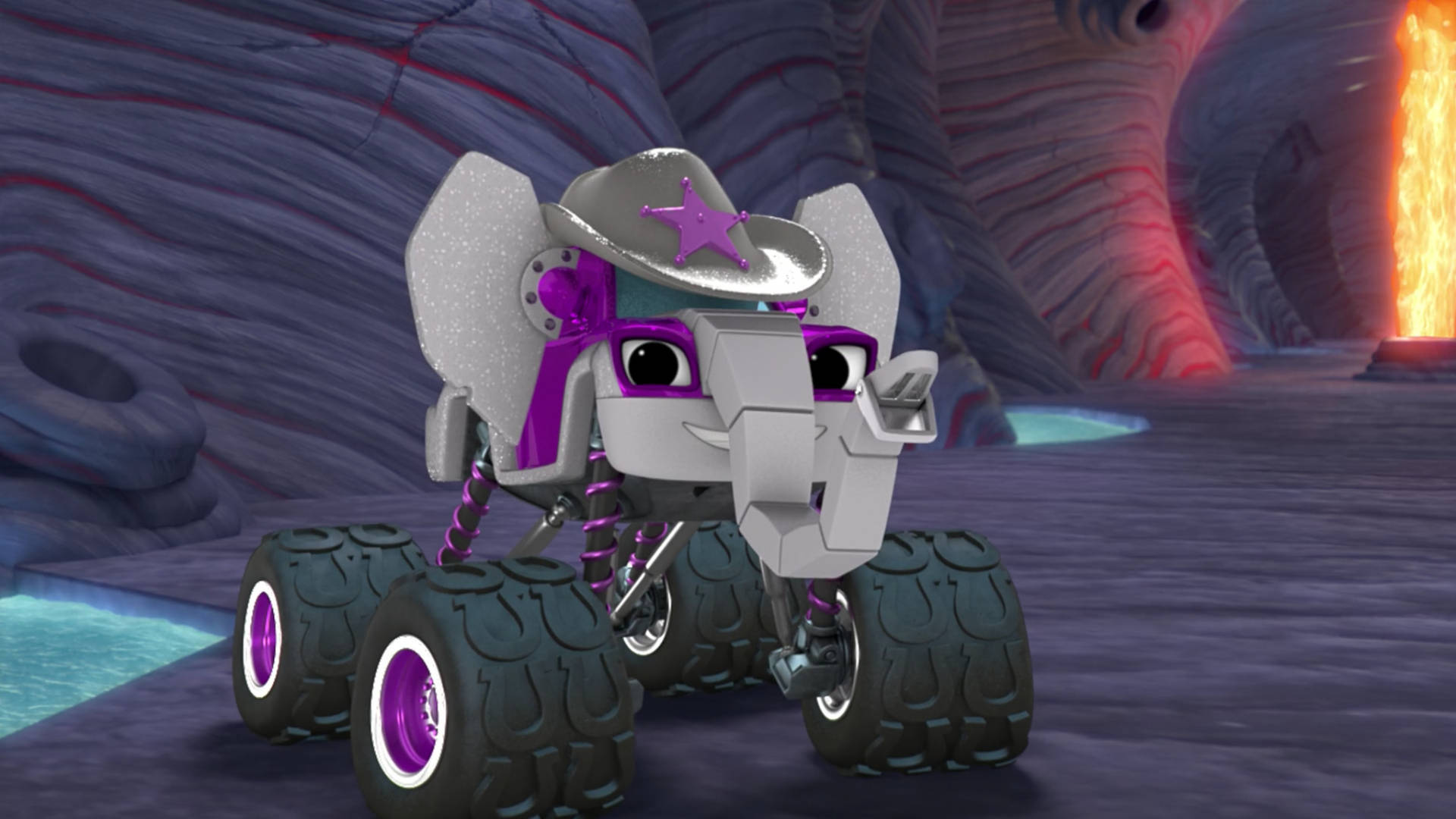 Blaze And The Monster Machines Elephant Background