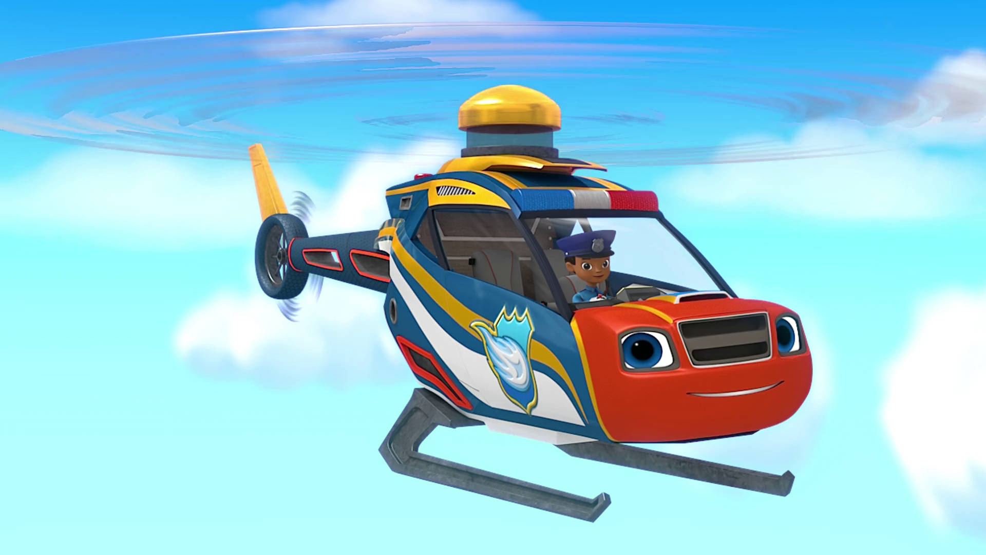 Blaze And The Monster Machines Helicopter Background