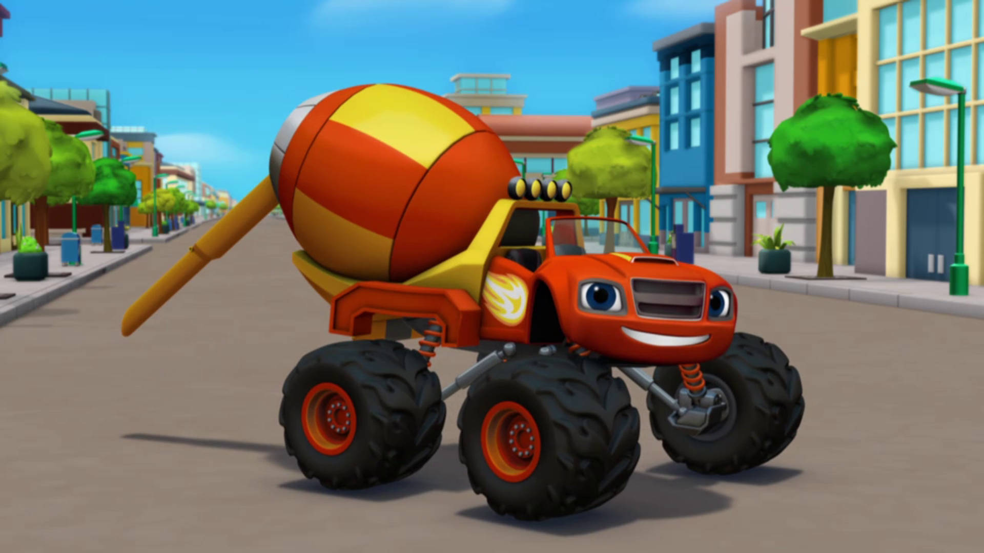 Blaze And The Monster Machines Mixer Background