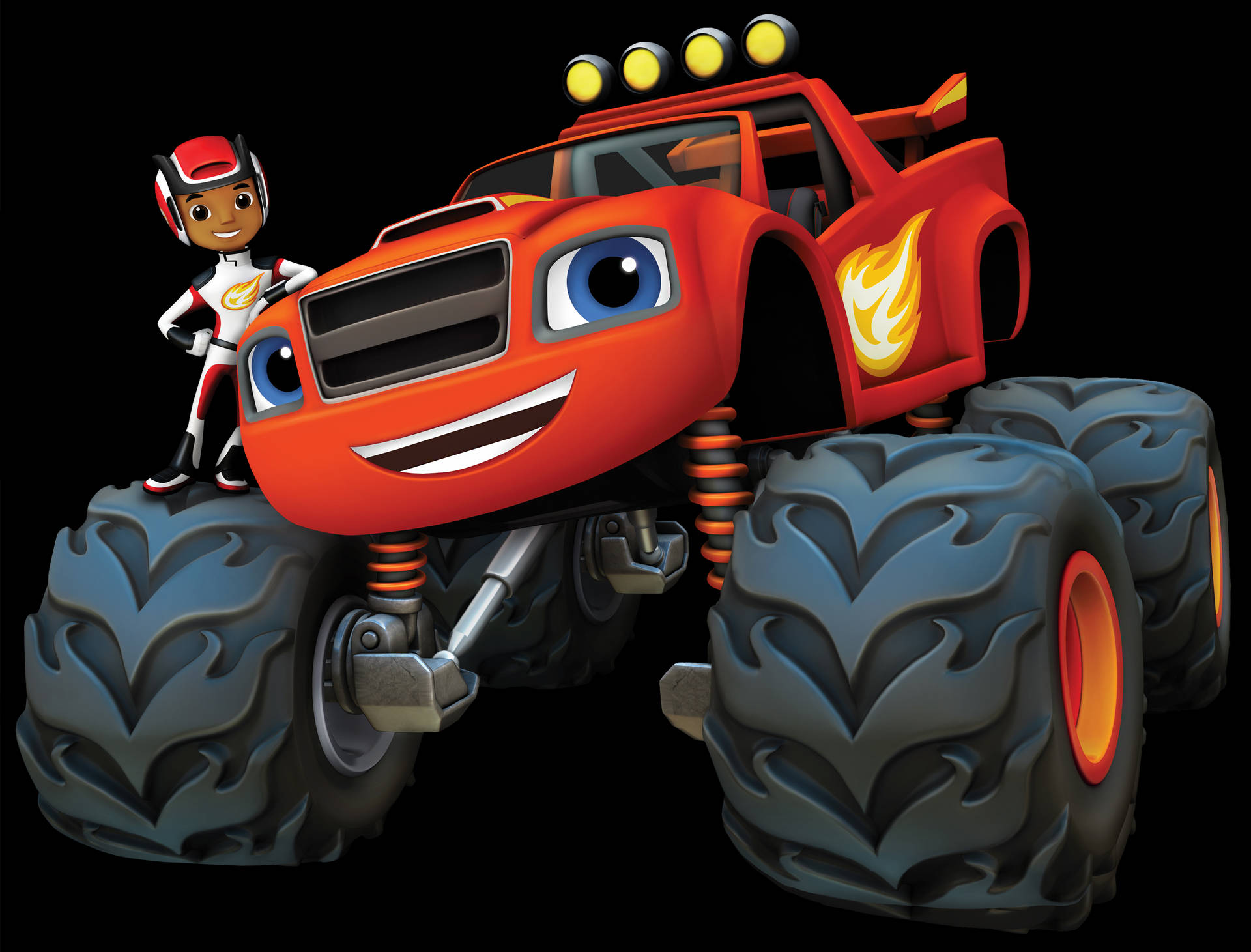Blaze And The Monster Machines Pals Background
