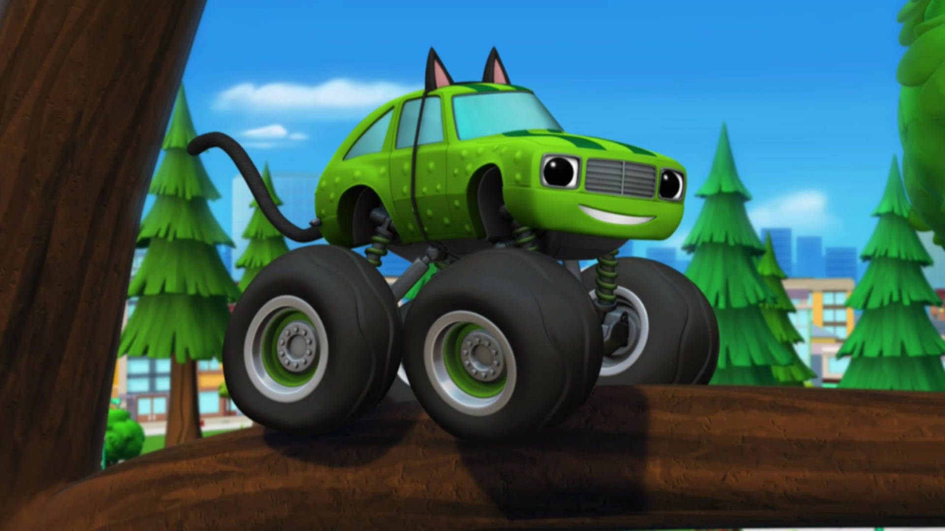 Blaze And The Monster Machines Pickle Background