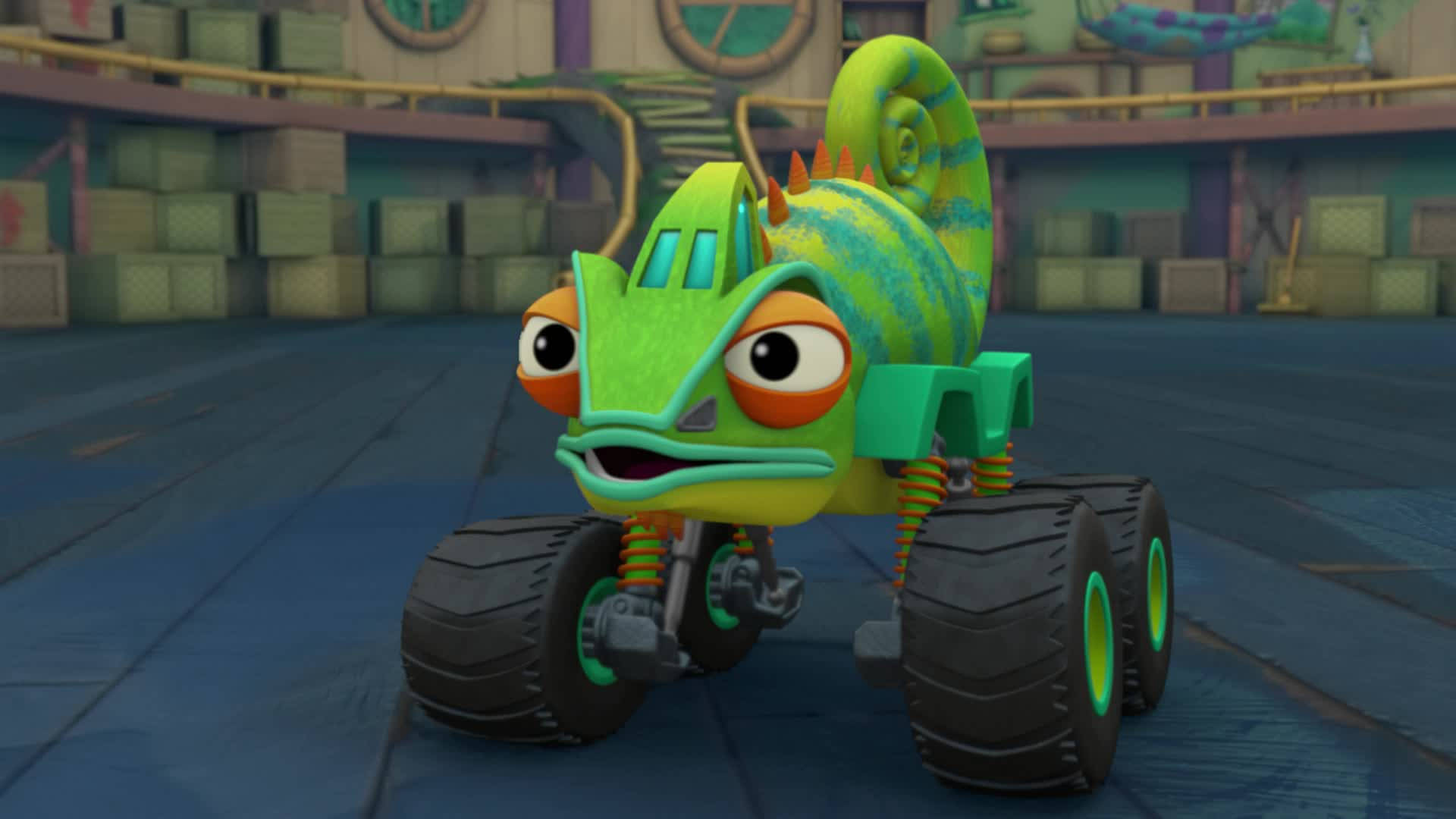 Blaze And The Monster Machines Racing Adventure Background