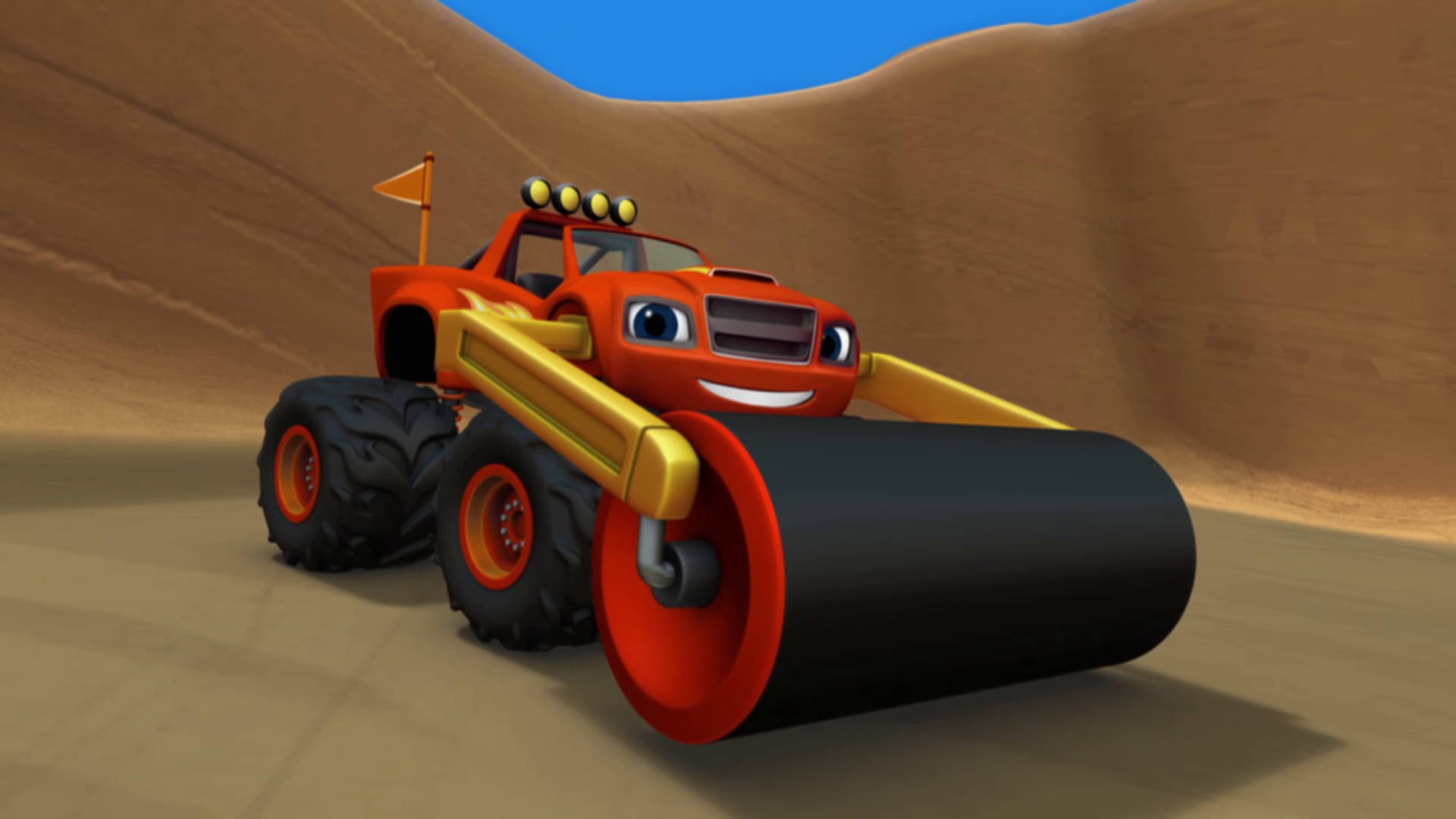 Blaze And The Monster Machines Roller Background