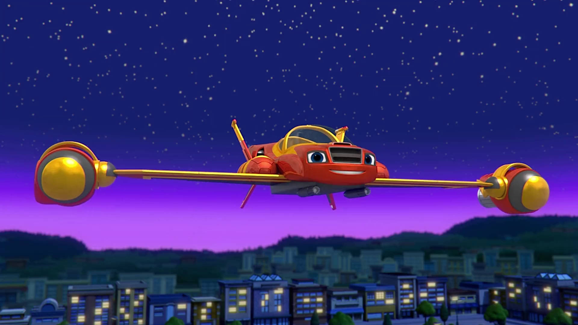 Blaze And The Monster Machines Spaceship Background