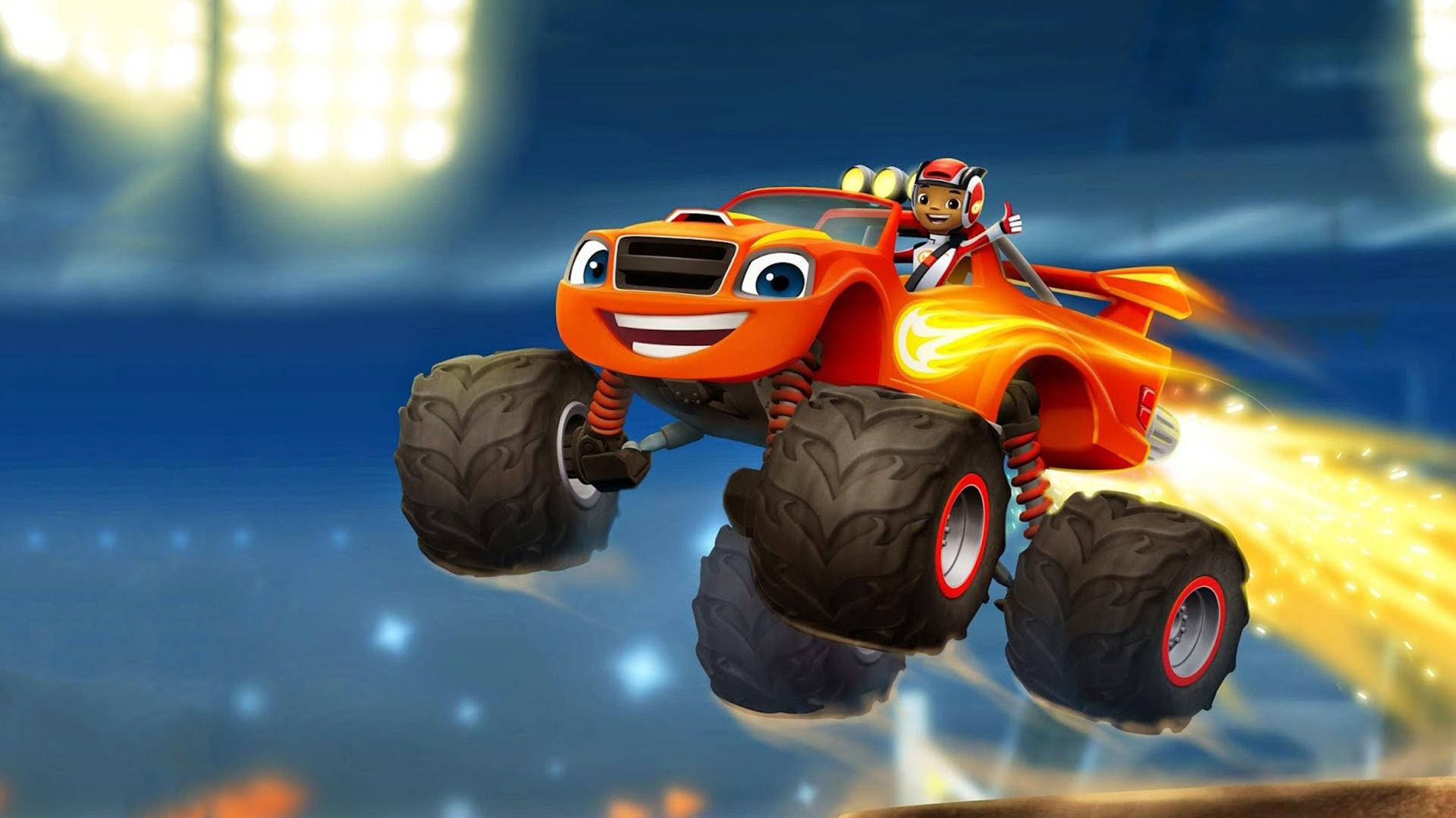 Blaze And The Monster Machines Speed Background
