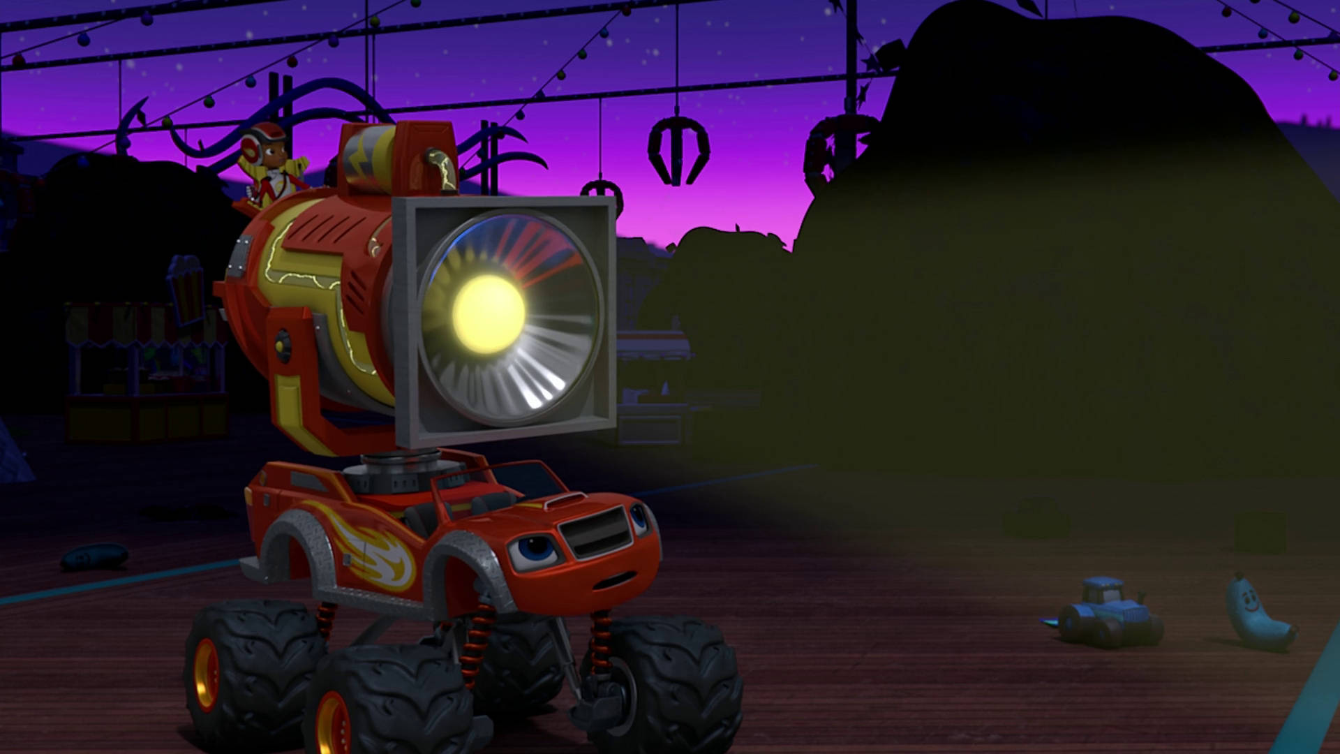 Blaze And The Monster Machines Spotlight Background