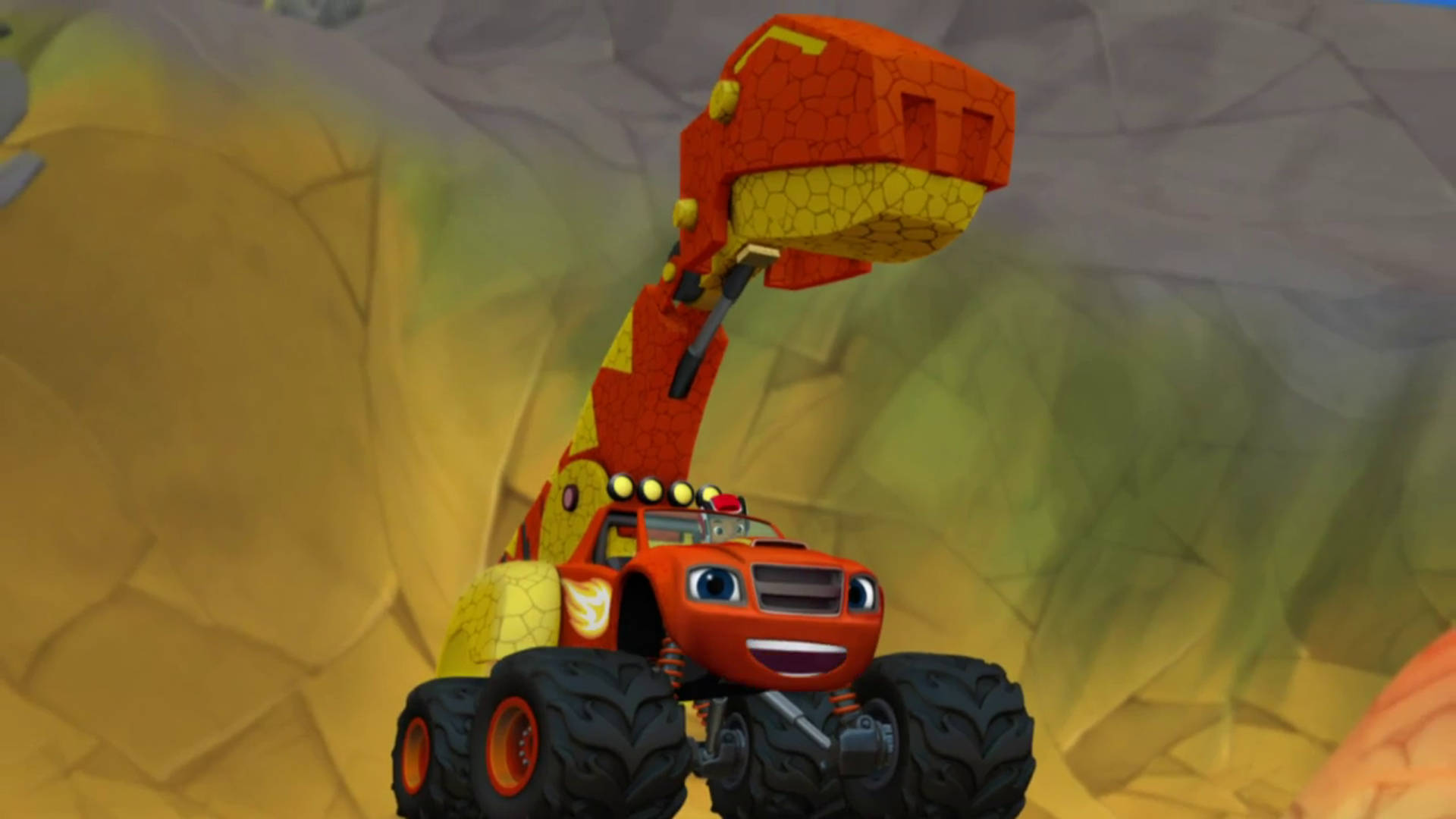 Blaze And The Monster Machines T-rex Background