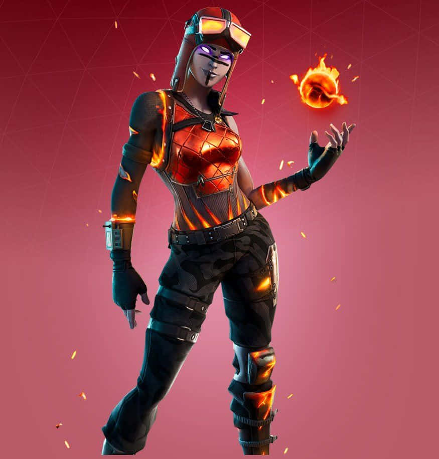 Blaze It Up With 'fortnite'! Background