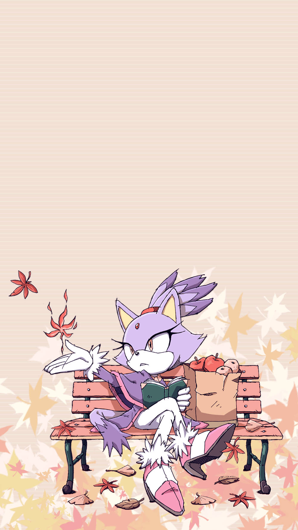 Blaze The Cat In Full Form Background