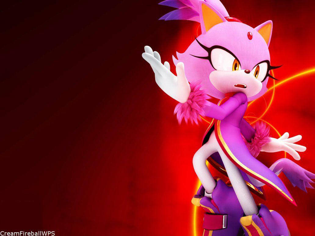 Blaze The Cat Video Game Character Background