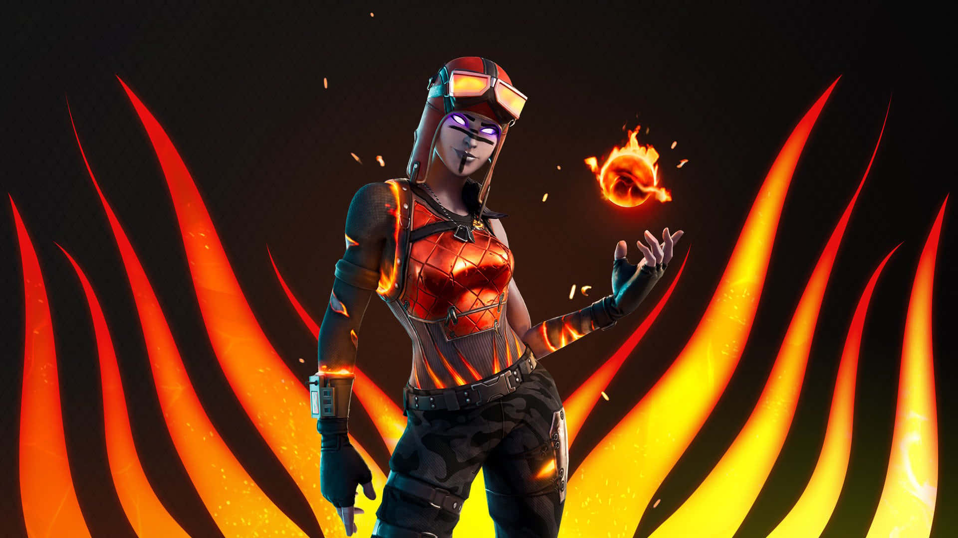 Blaze Wreaks Havoc In Fortnite Background