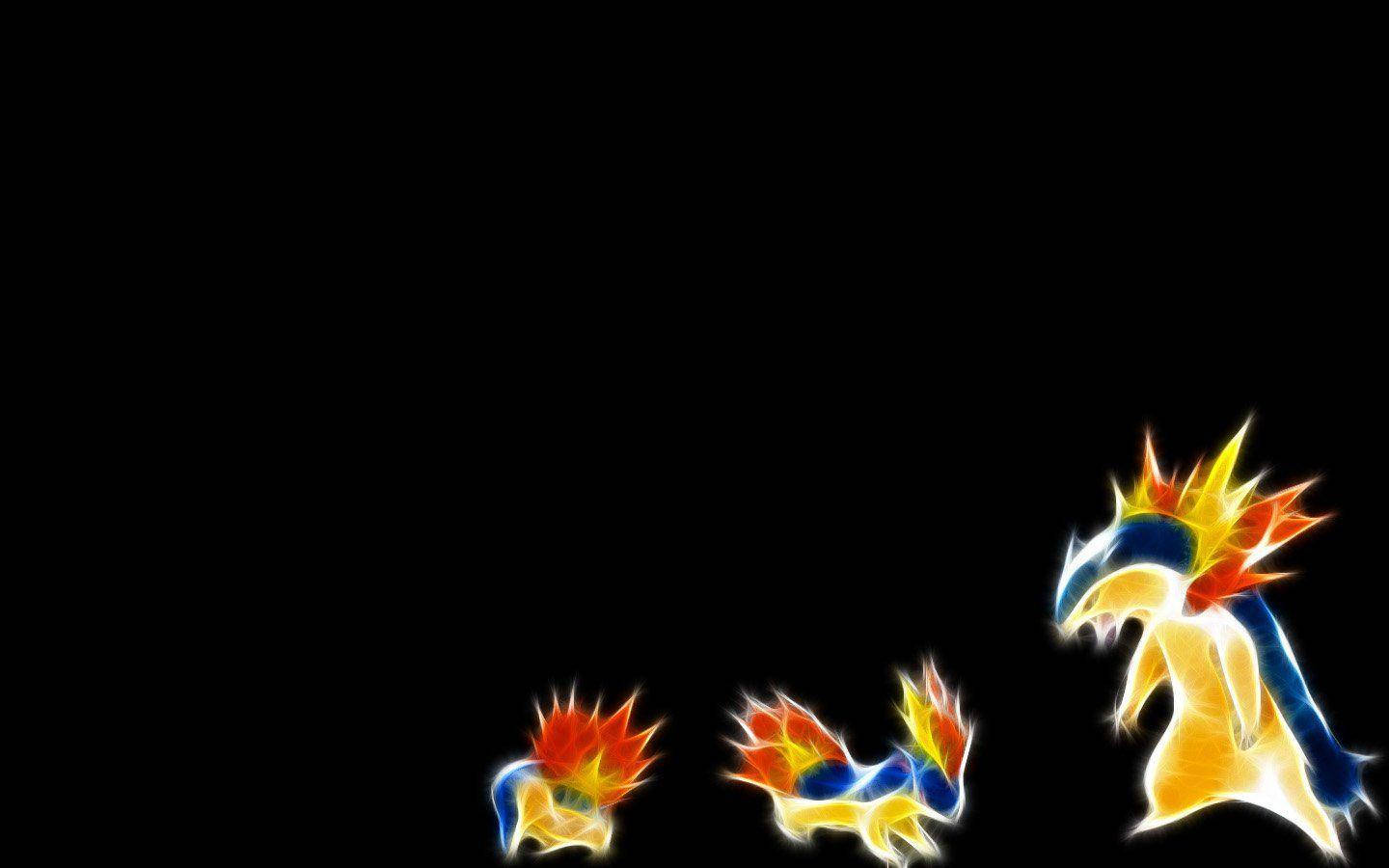 Blazing Cyndaquil Background