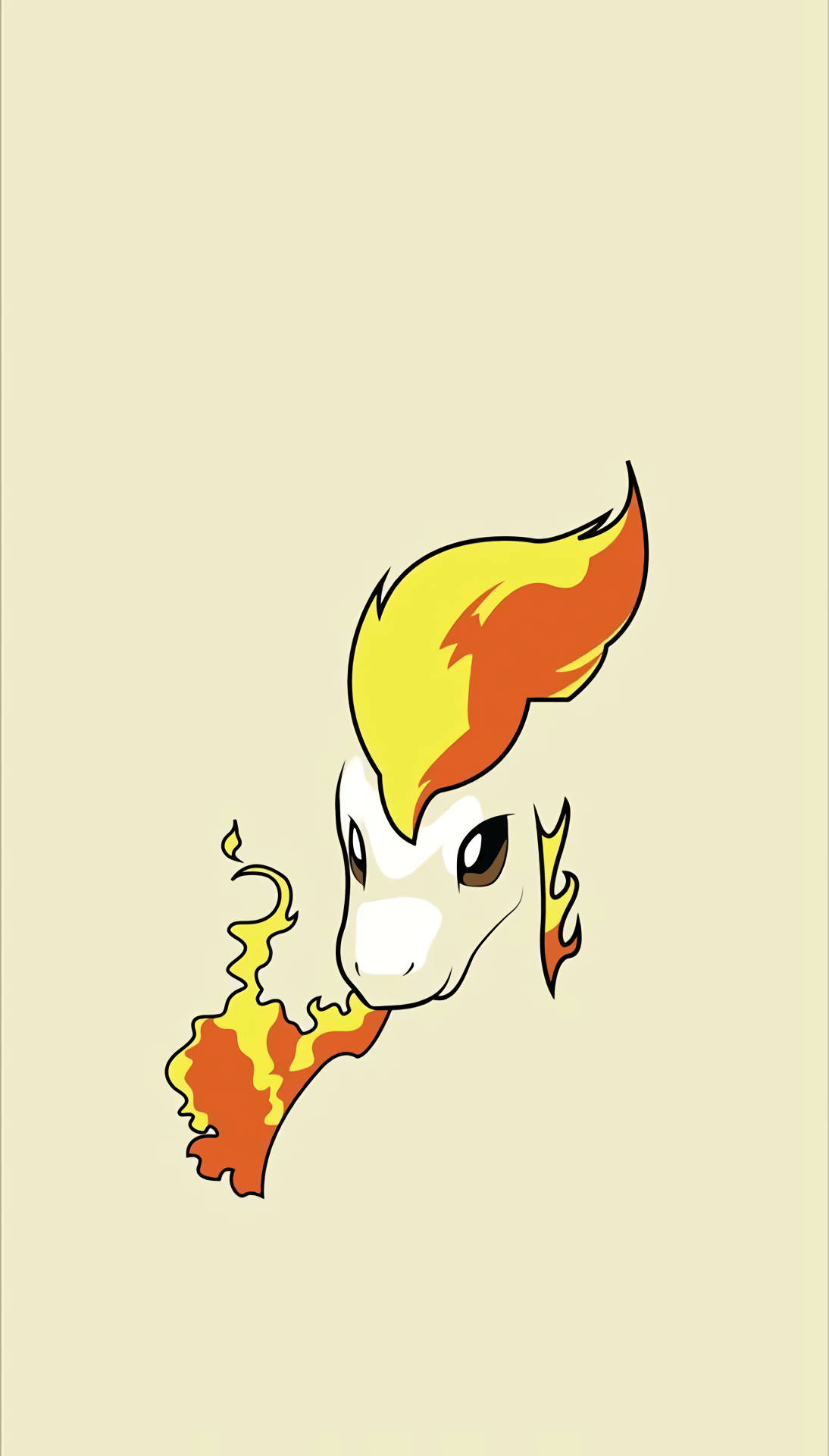 Blazing Pokemon Ponyta Background