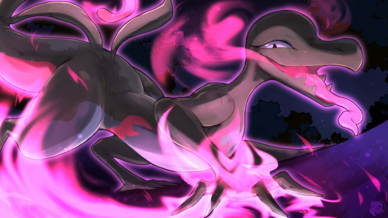Blazing Pokémon Salazzle Background