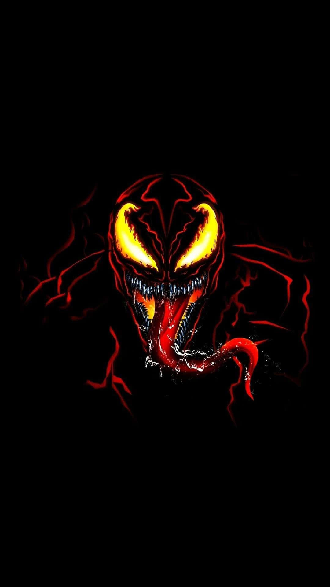 Blazing Venom Abstract Background