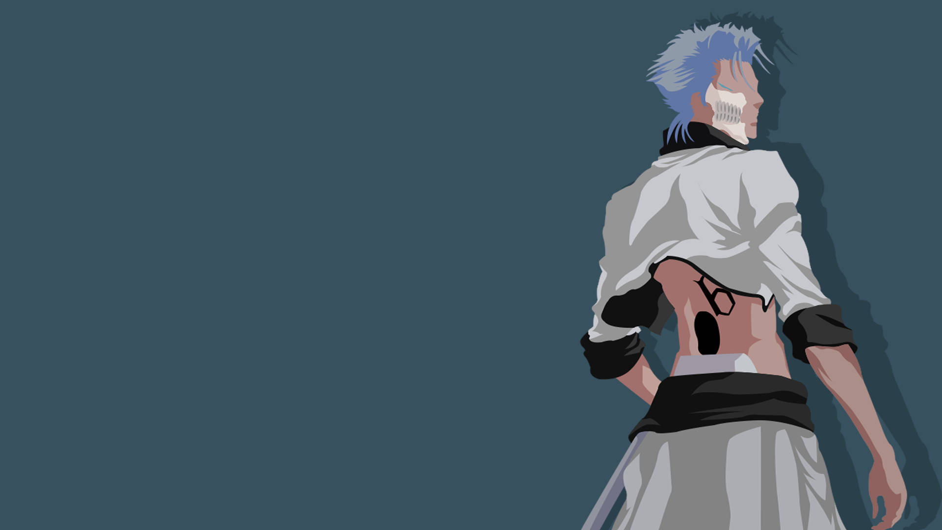 Bleach Anime Grimmjow Vector Art Background