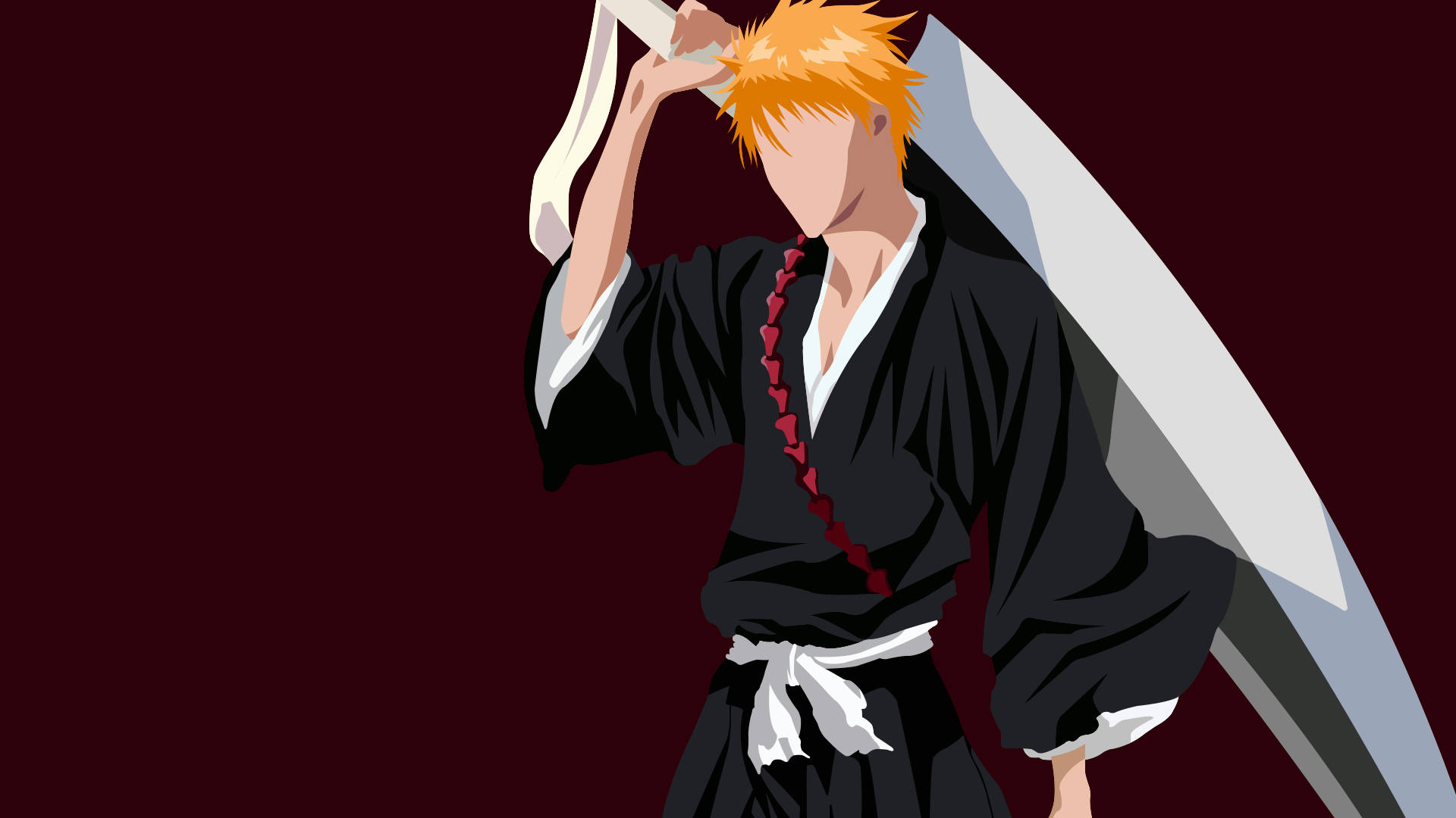 Bleach Anime Ichigo Shinigami Vector Art Background