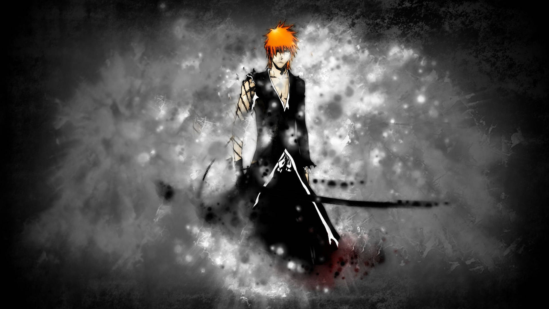 Bleach Ichigo Black Aesthetic Edit Background