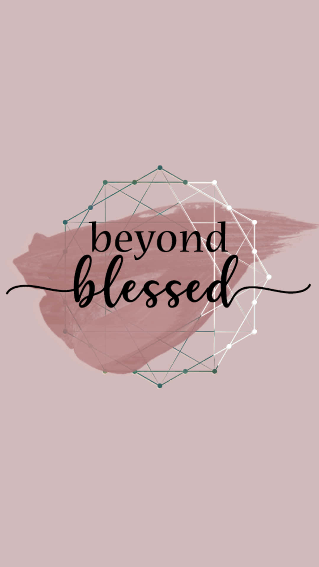 Blessed Geometrical Shape Background