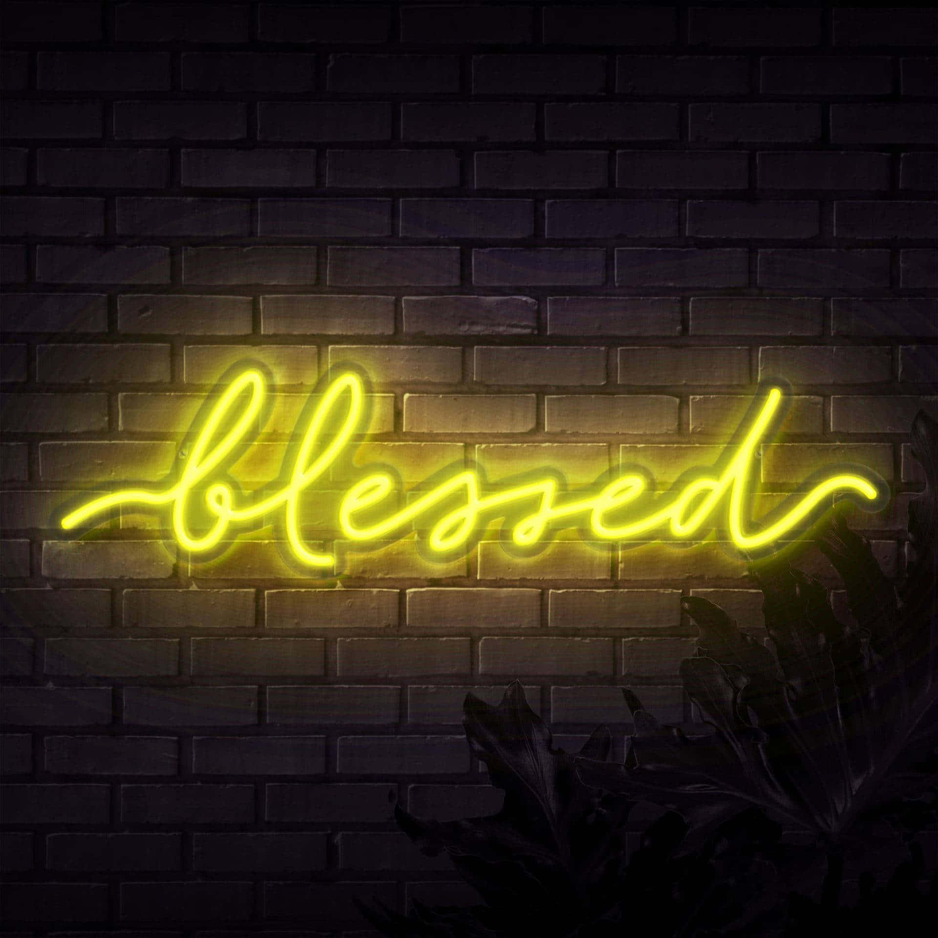 Blessed In Yellow Neon