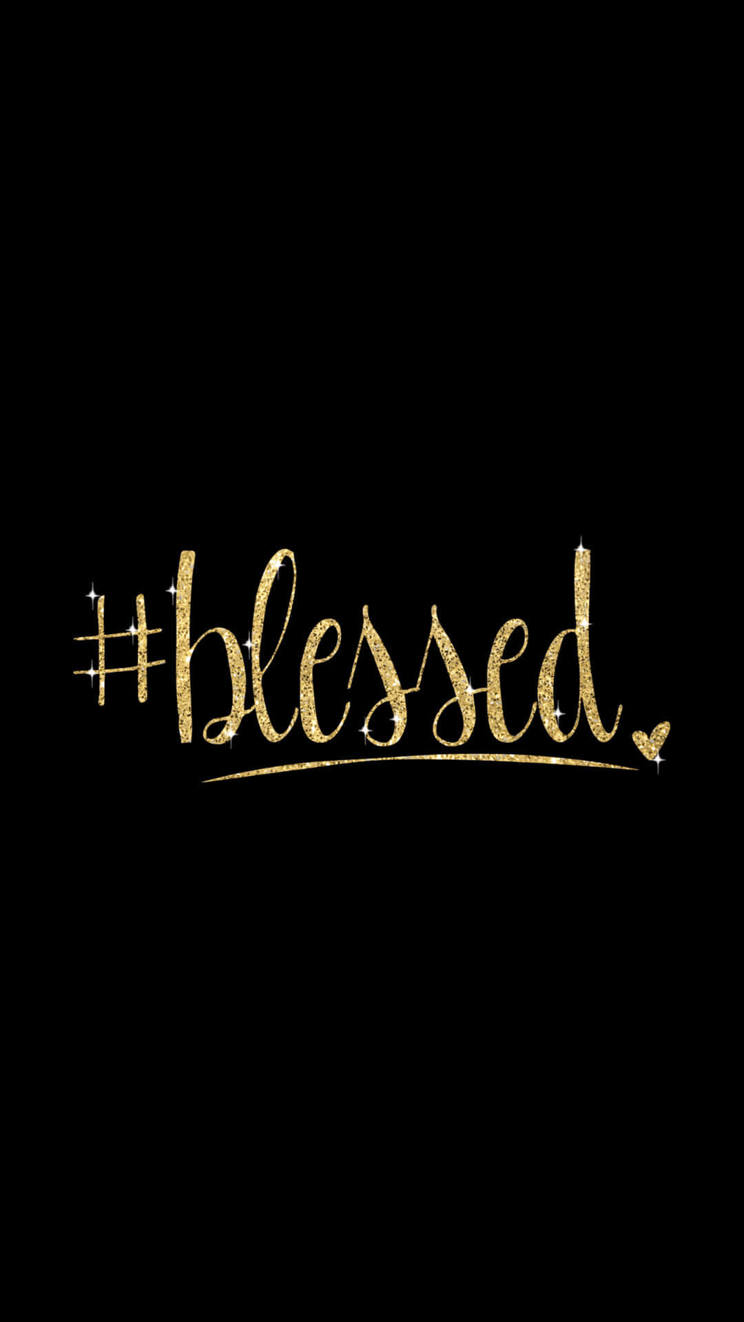 Blessed Small Heart Background