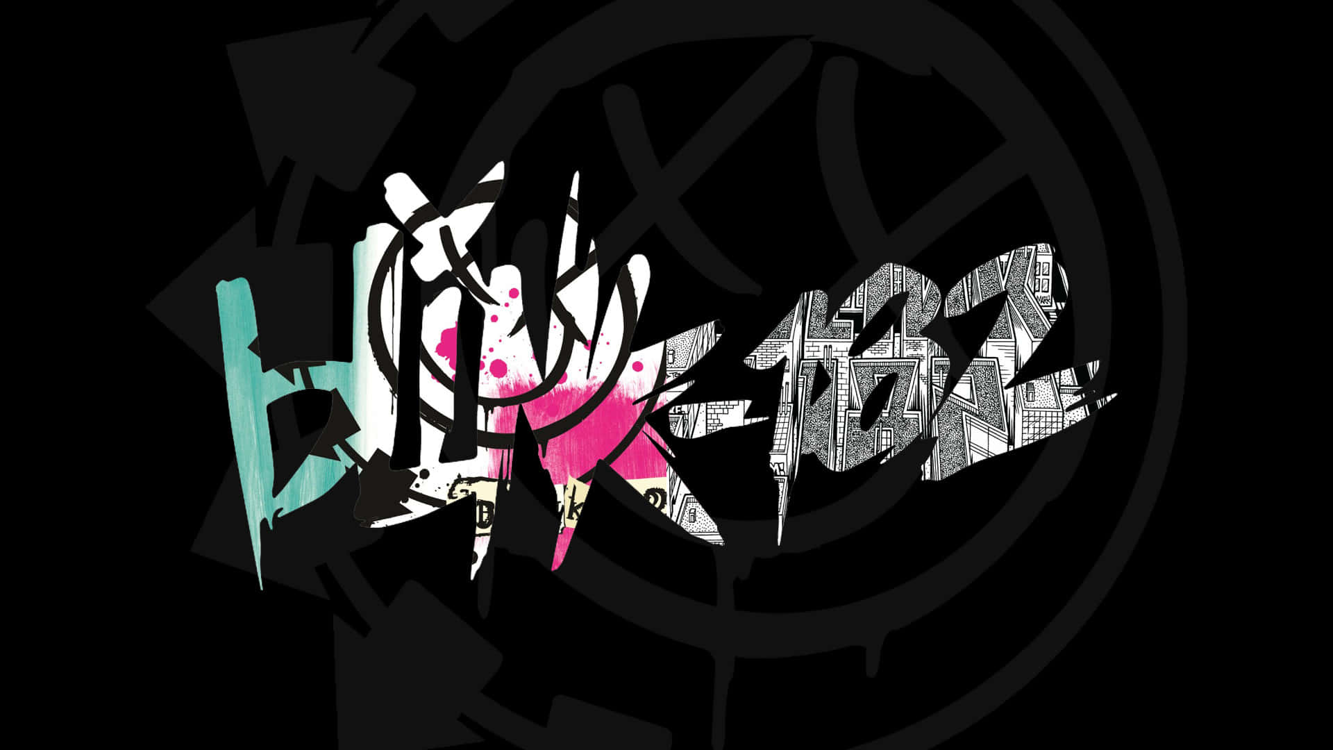 Blink182 Abstract Artwork Background