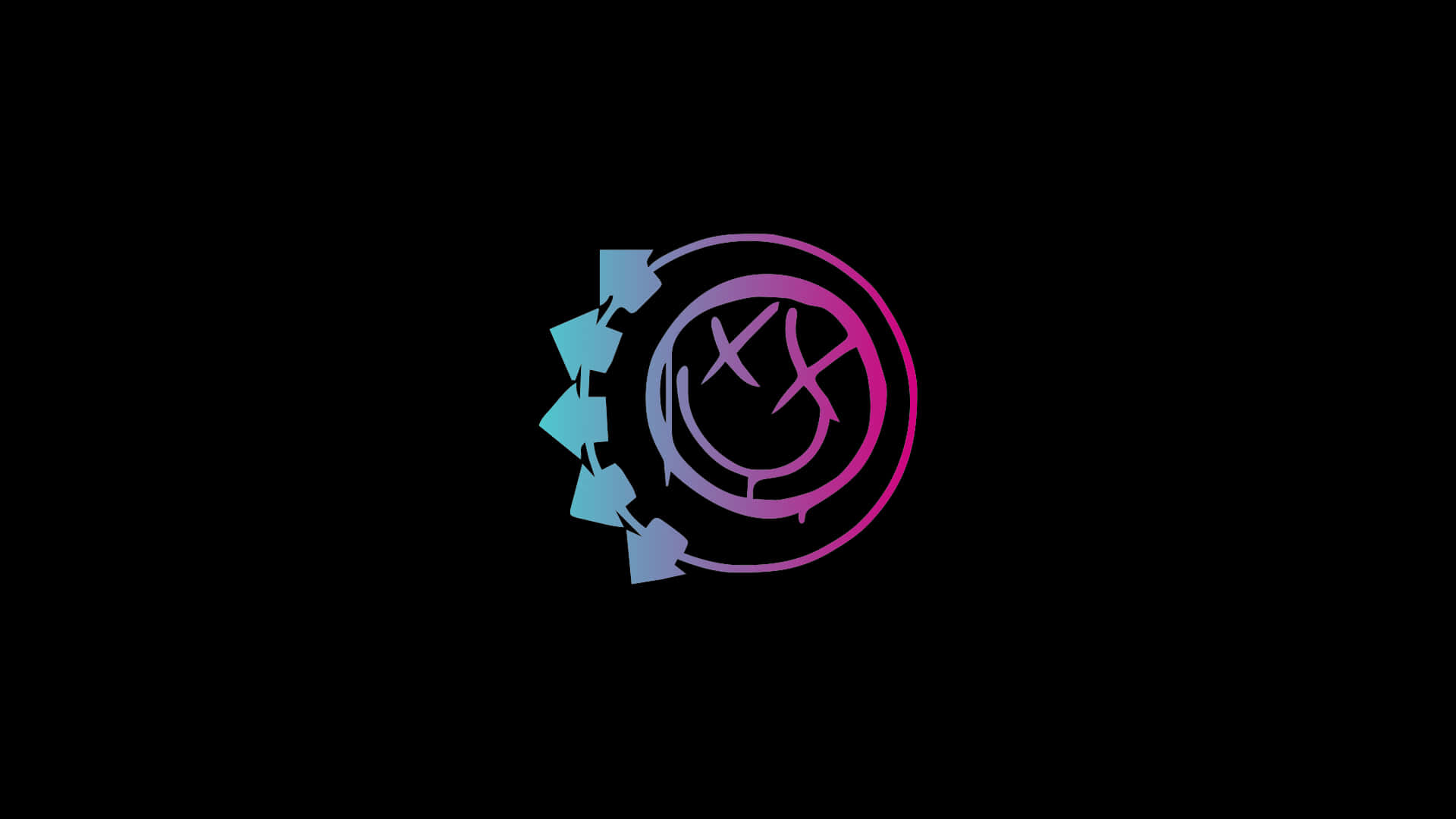 Blink182 Band Logo Background