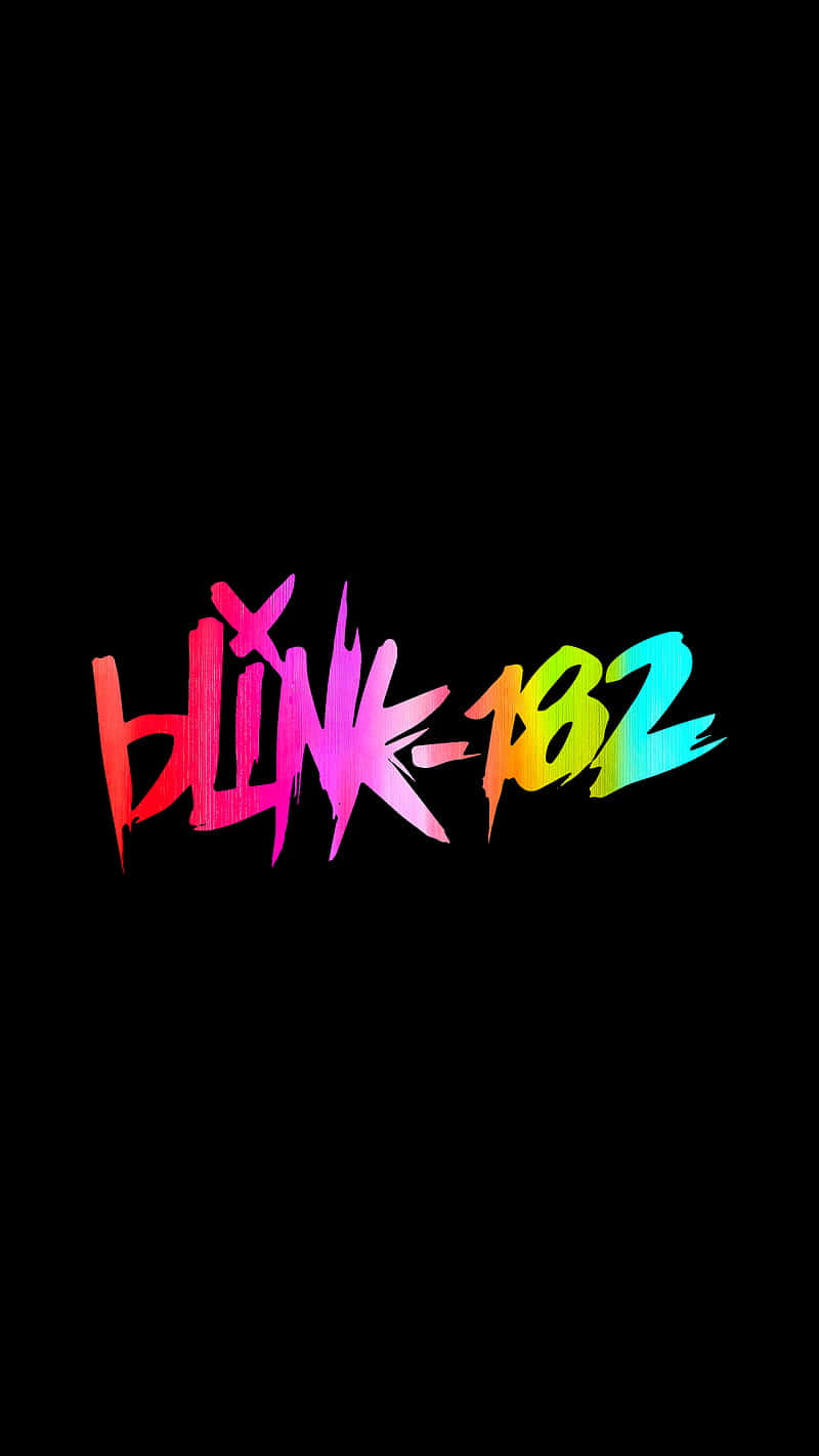 Blink182 Colorful Graffiti Logo