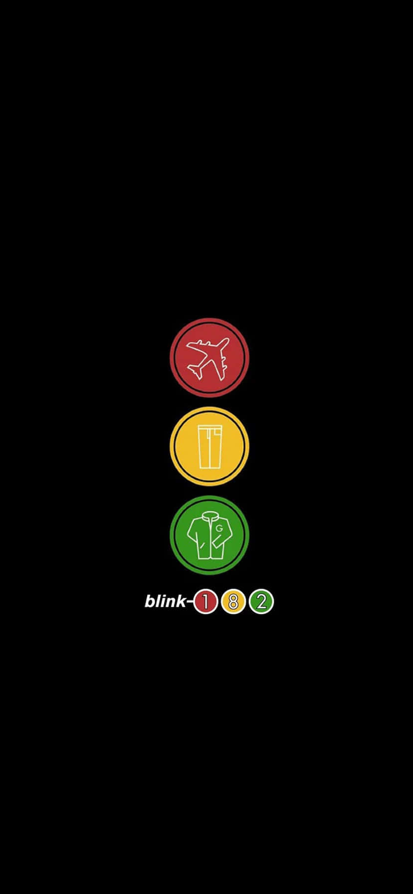 Blink182 Iconic Symbols Wallpaper