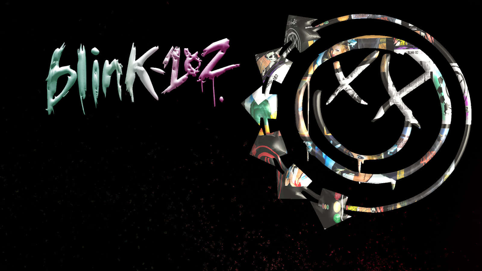 Blink182 Logo Artwork Background