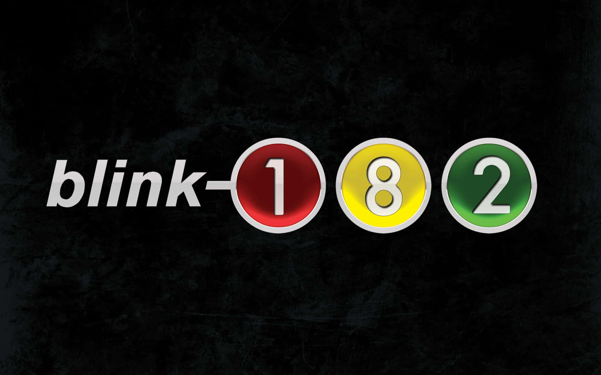 Blink182 Logoon Black Background Background