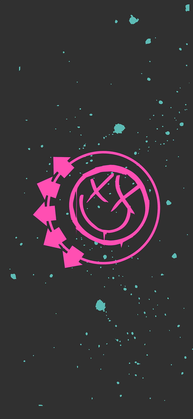 Blink182 Smiley Face Logo