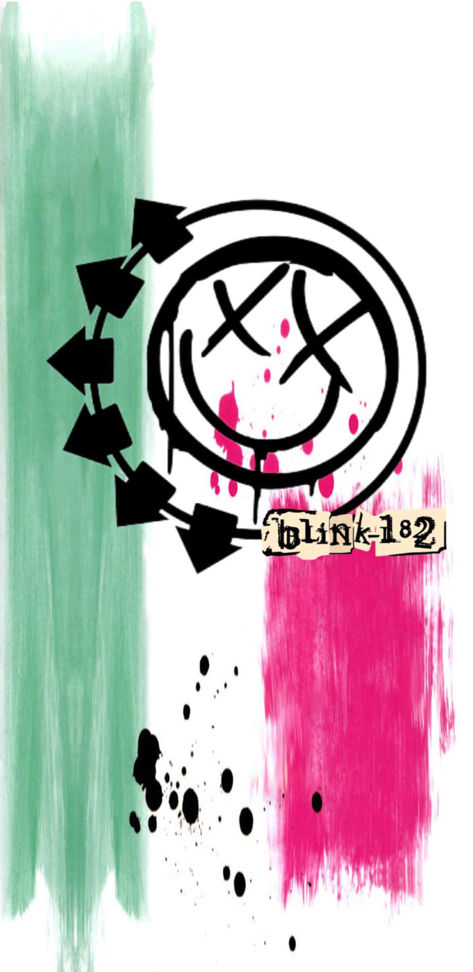 Blink182 Smiley Logo Artwork Background