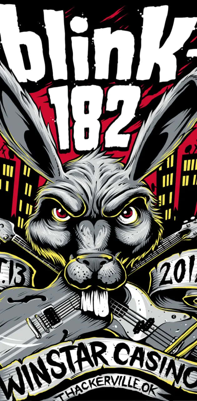 Blink182 Winstar Casino Concert Poster