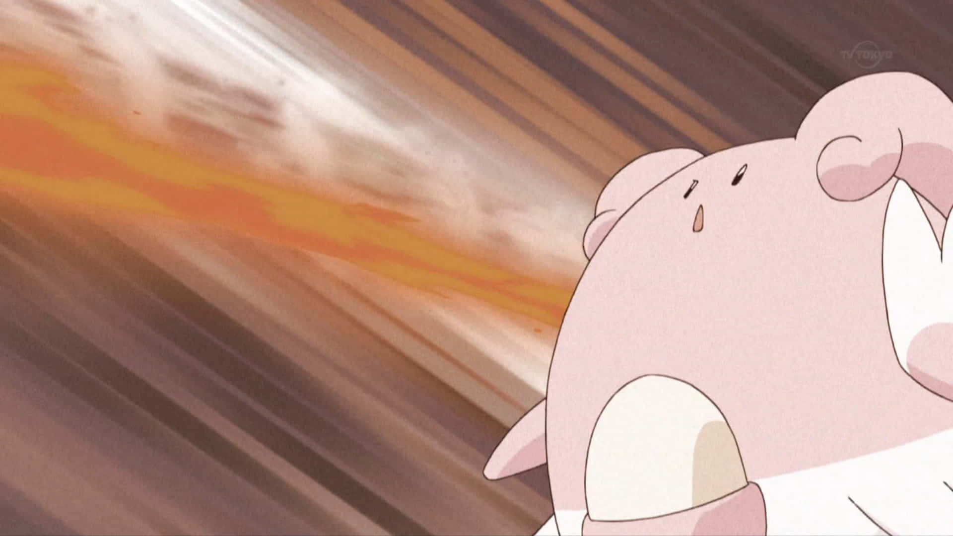 Blissey Mid-attack Background