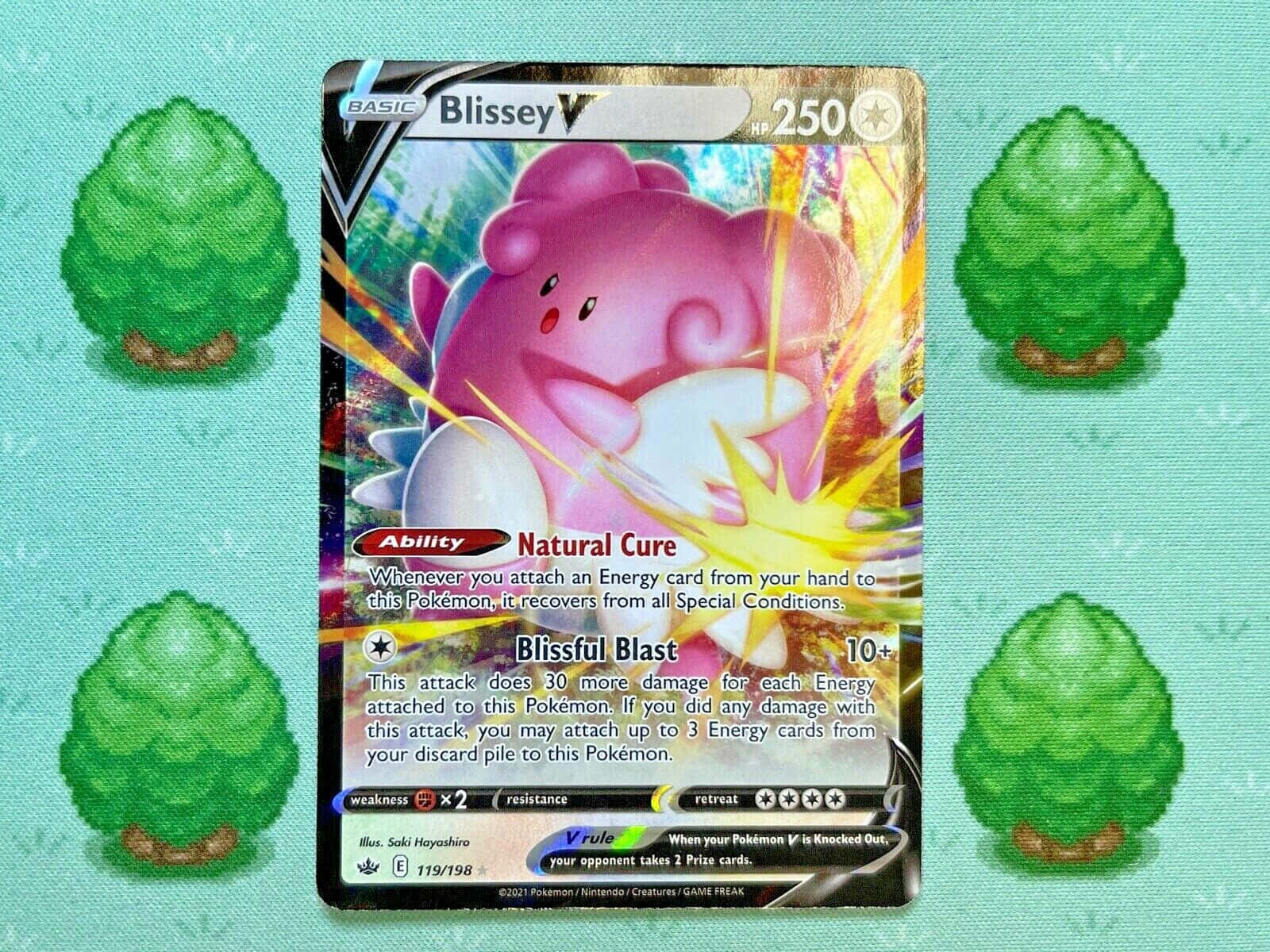 Blissey Pokemon Trading Card