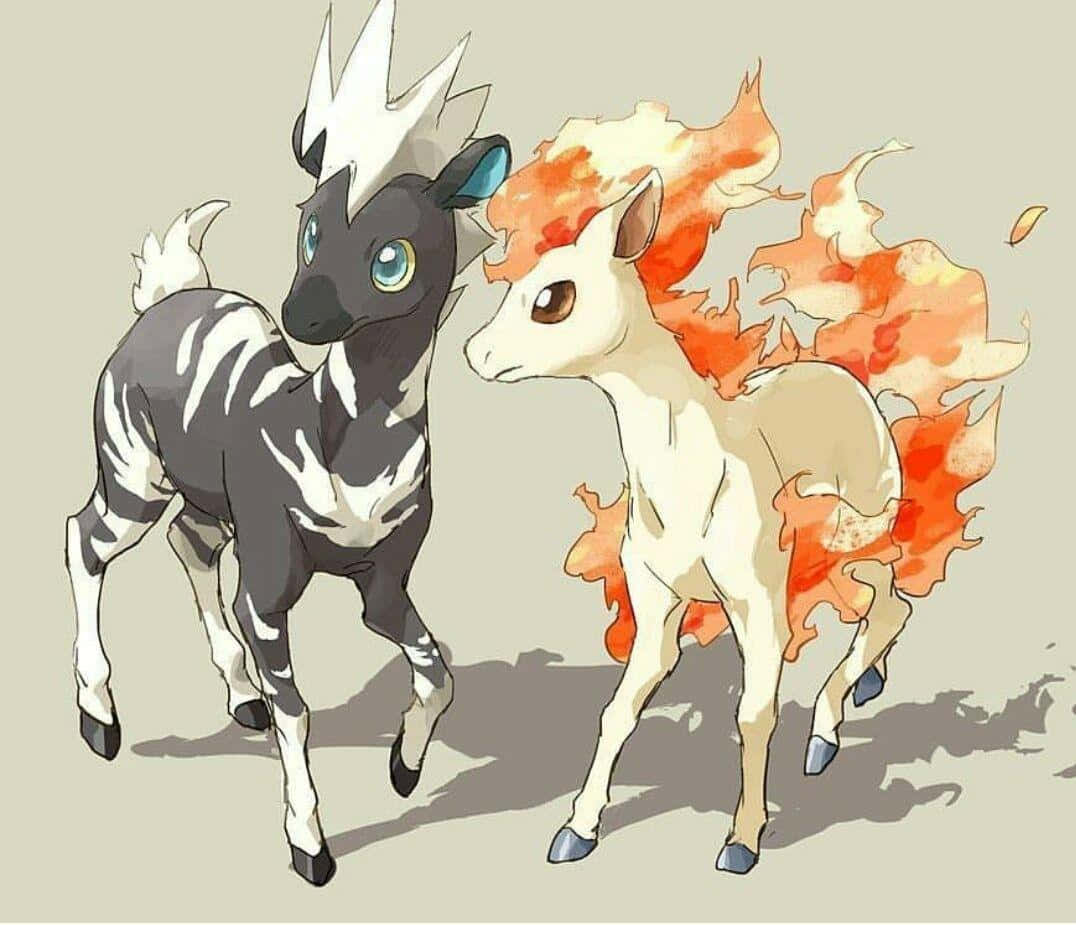 Blitzle And Ponyta