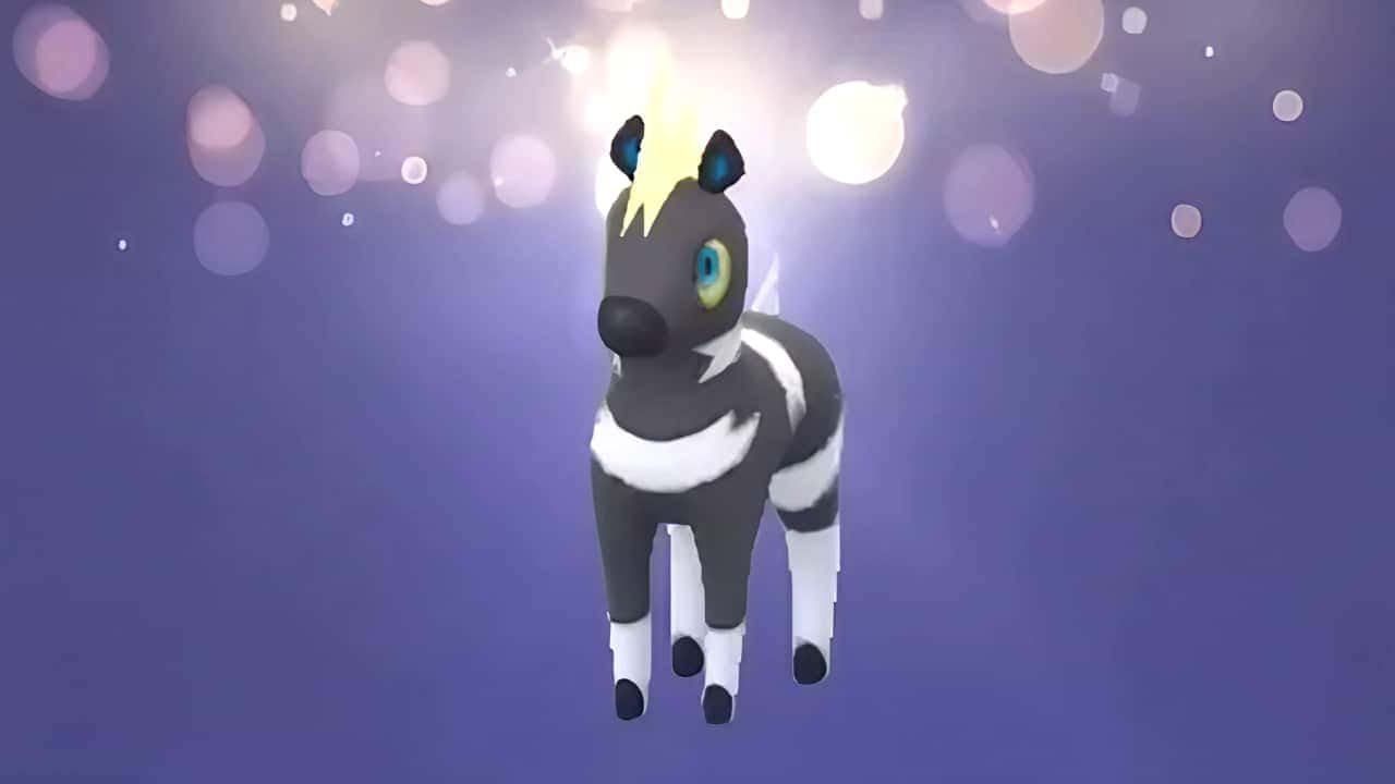 Blitzle Pokemon With Purple Background Background