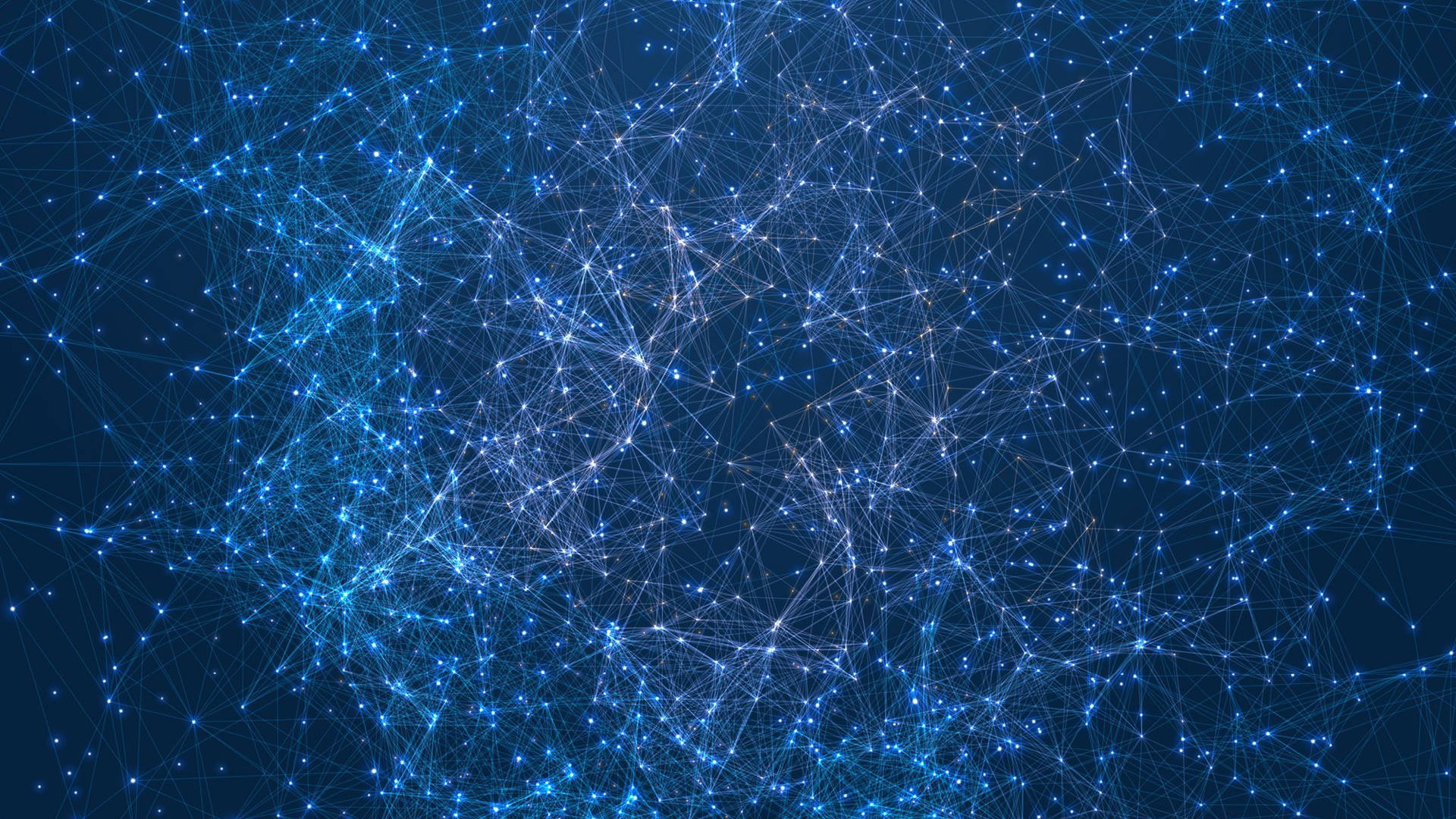 Blockchain Constellation Of Stars Background