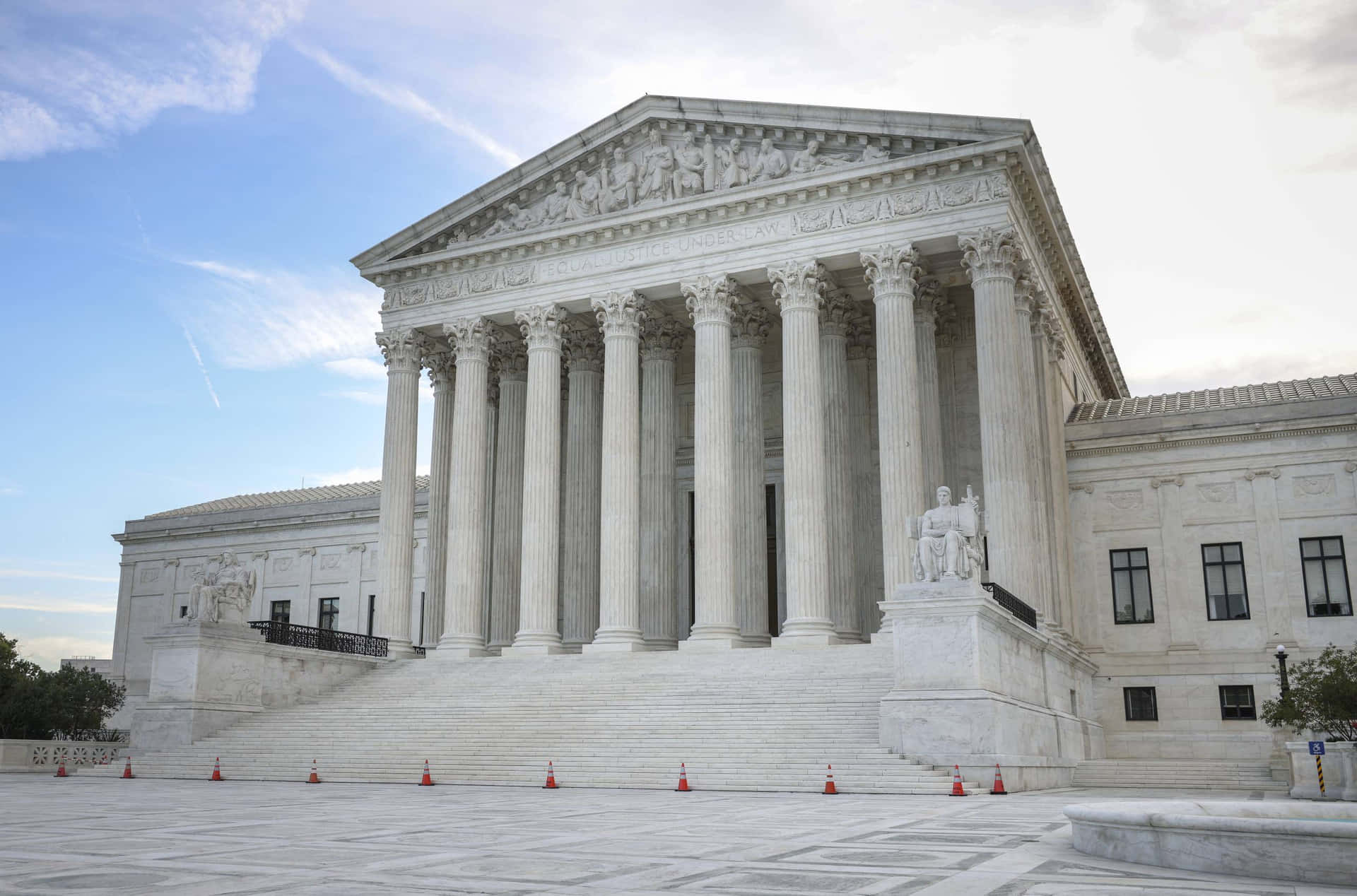 Blocked Supreme Court Building Background