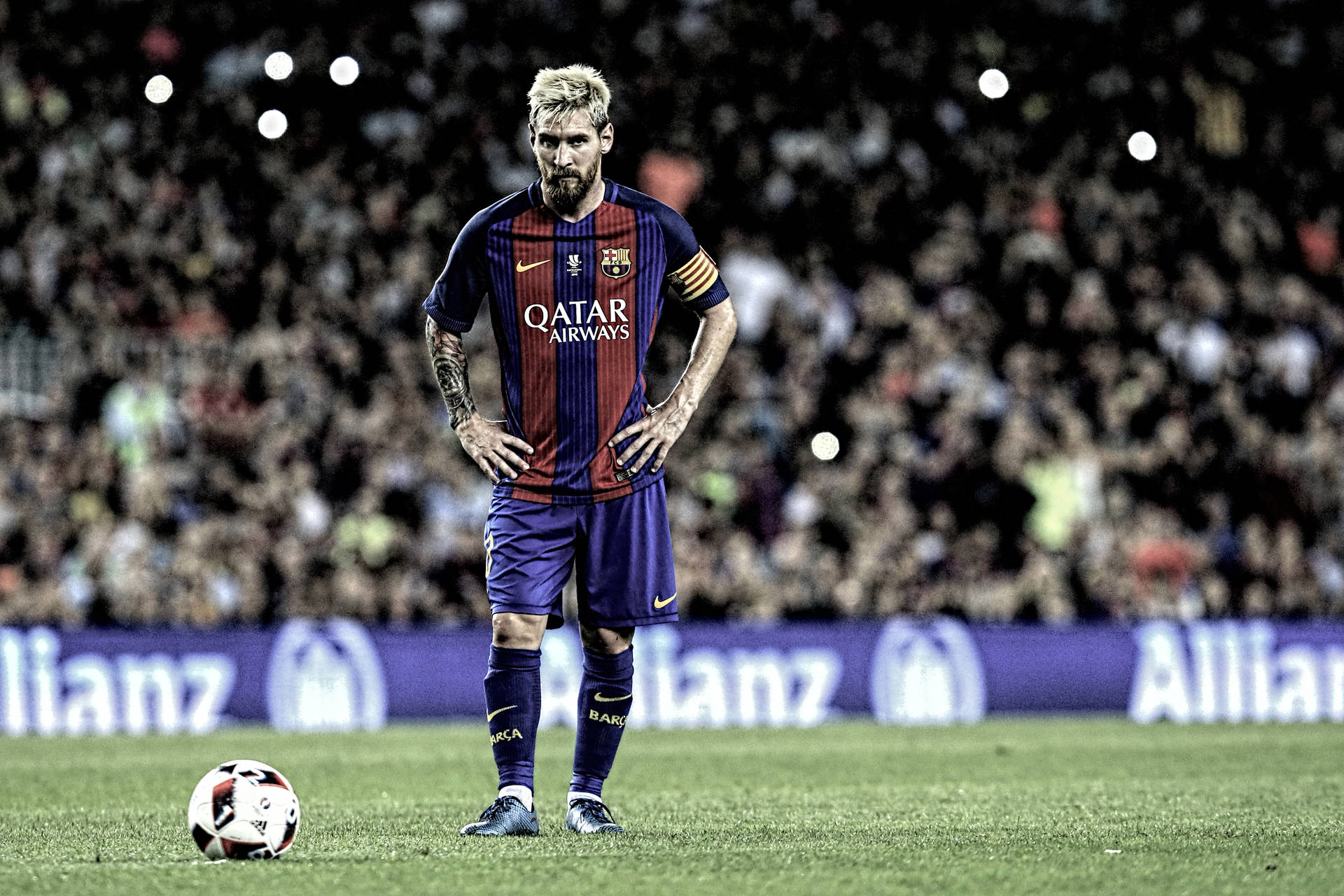 Blond Messi Psg Background